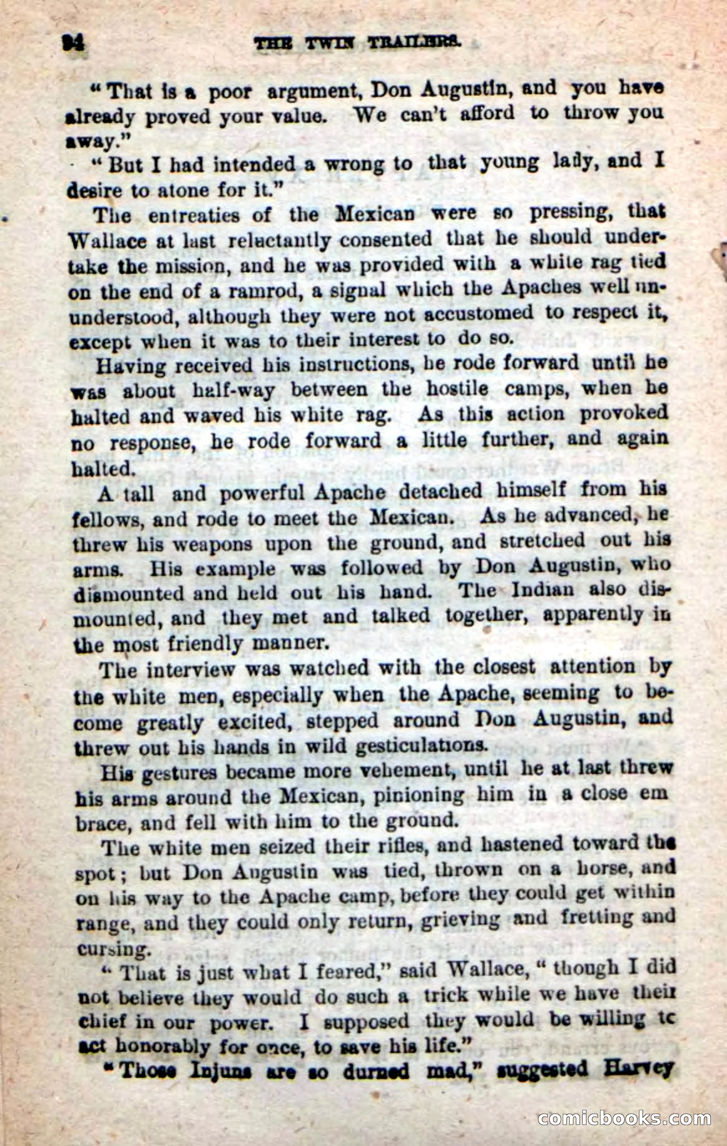 Beadle's New Dime Novels: The Twin Trailers — page 90 of 100
