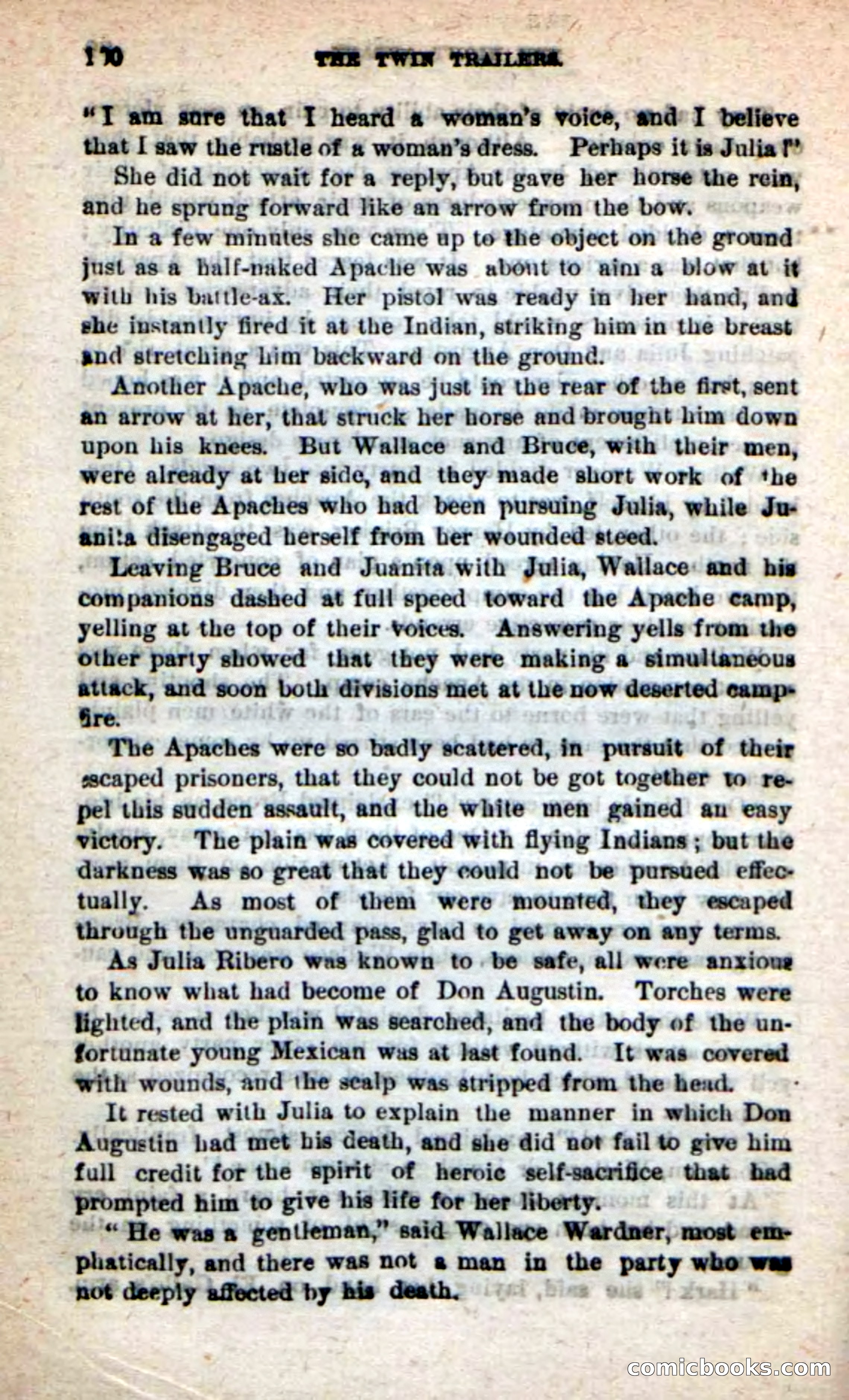 Beadle's New Dime Novels: The Twin Trailers — page 96 of 100