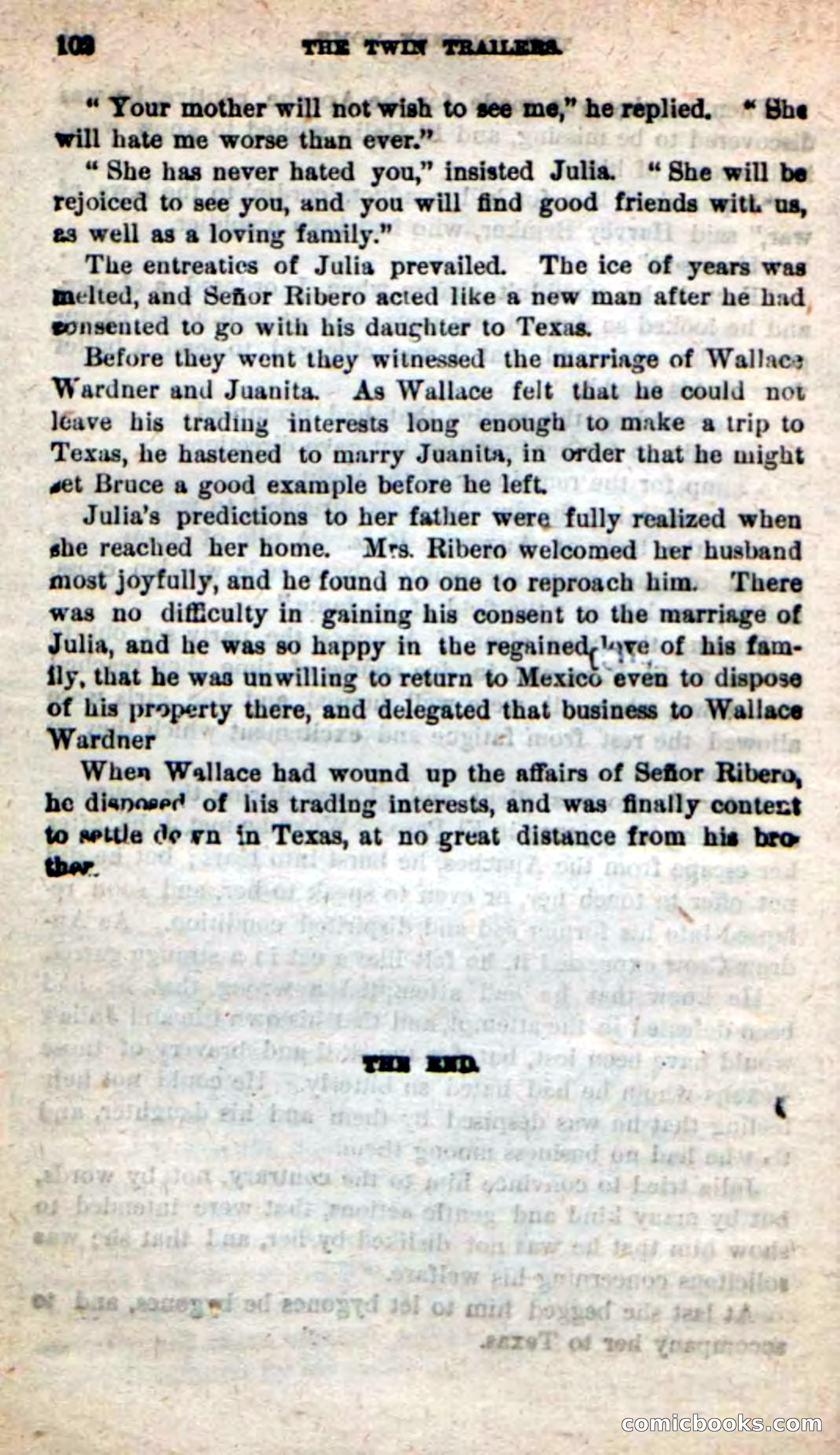 Beadle's New Dime Novels: The Twin Trailers — page 98 of 100