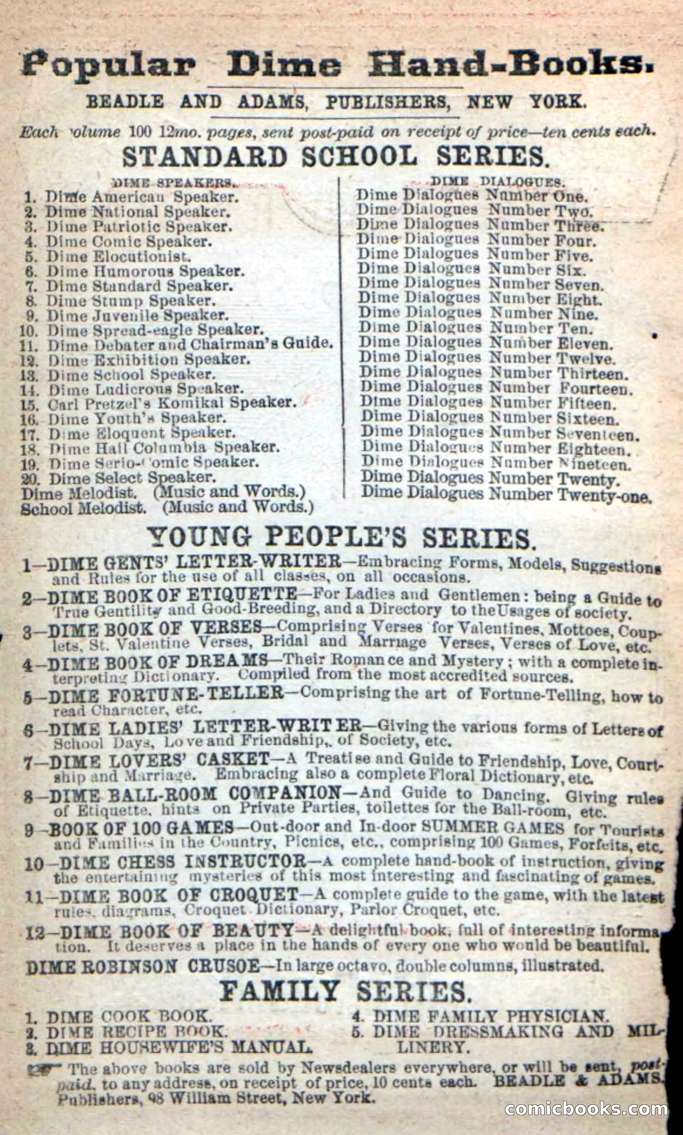 Beadle's New Dime Novels: The Death's-Head Rangers — page 2 of 100