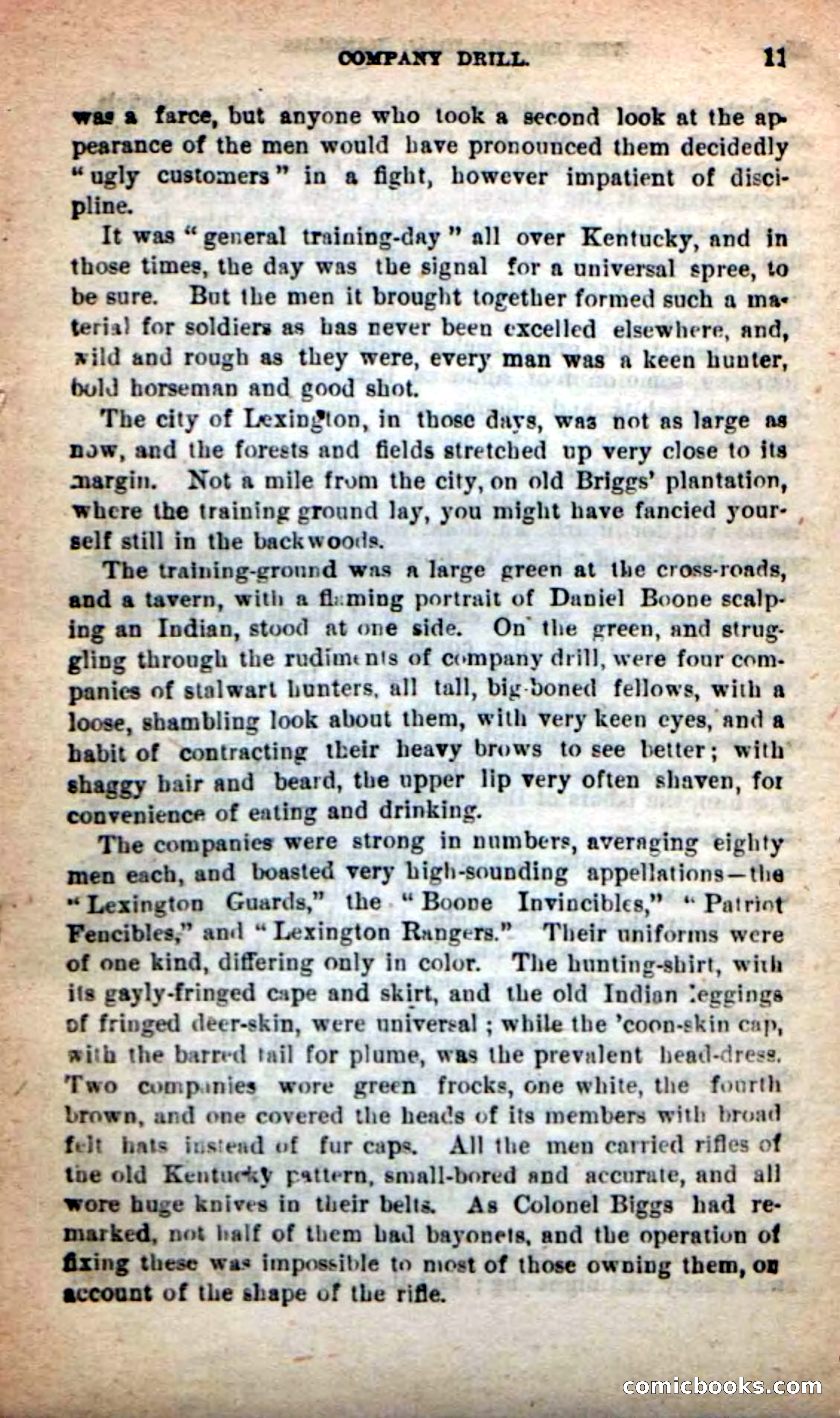 Beadle's New Dime Novels: The Death's-Head Rangers — page 7 of 100