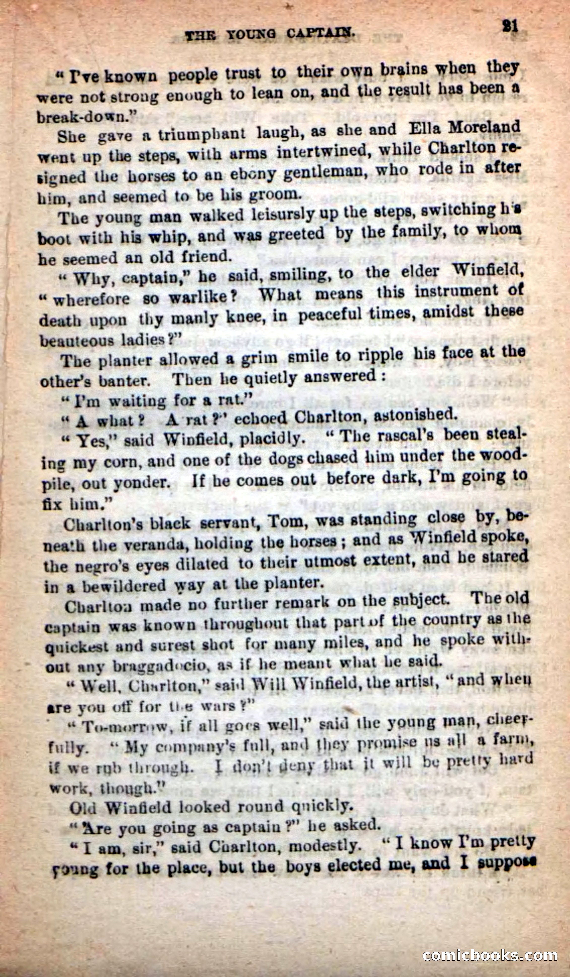 Beadle's New Dime Novels: The Death's-Head Rangers — page 17 of 100