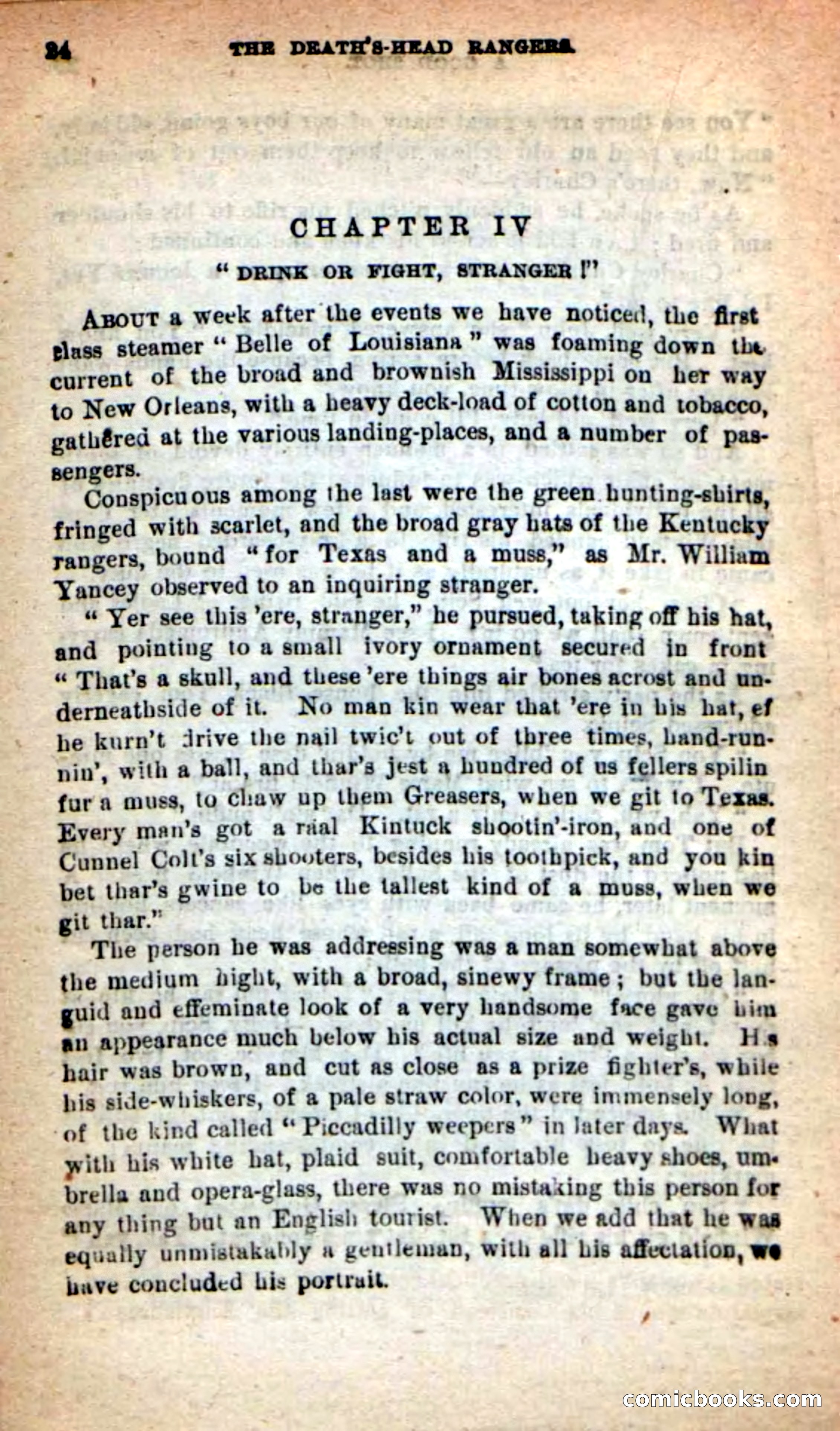 Beadle's New Dime Novels: The Death's-Head Rangers — page 20 of 100