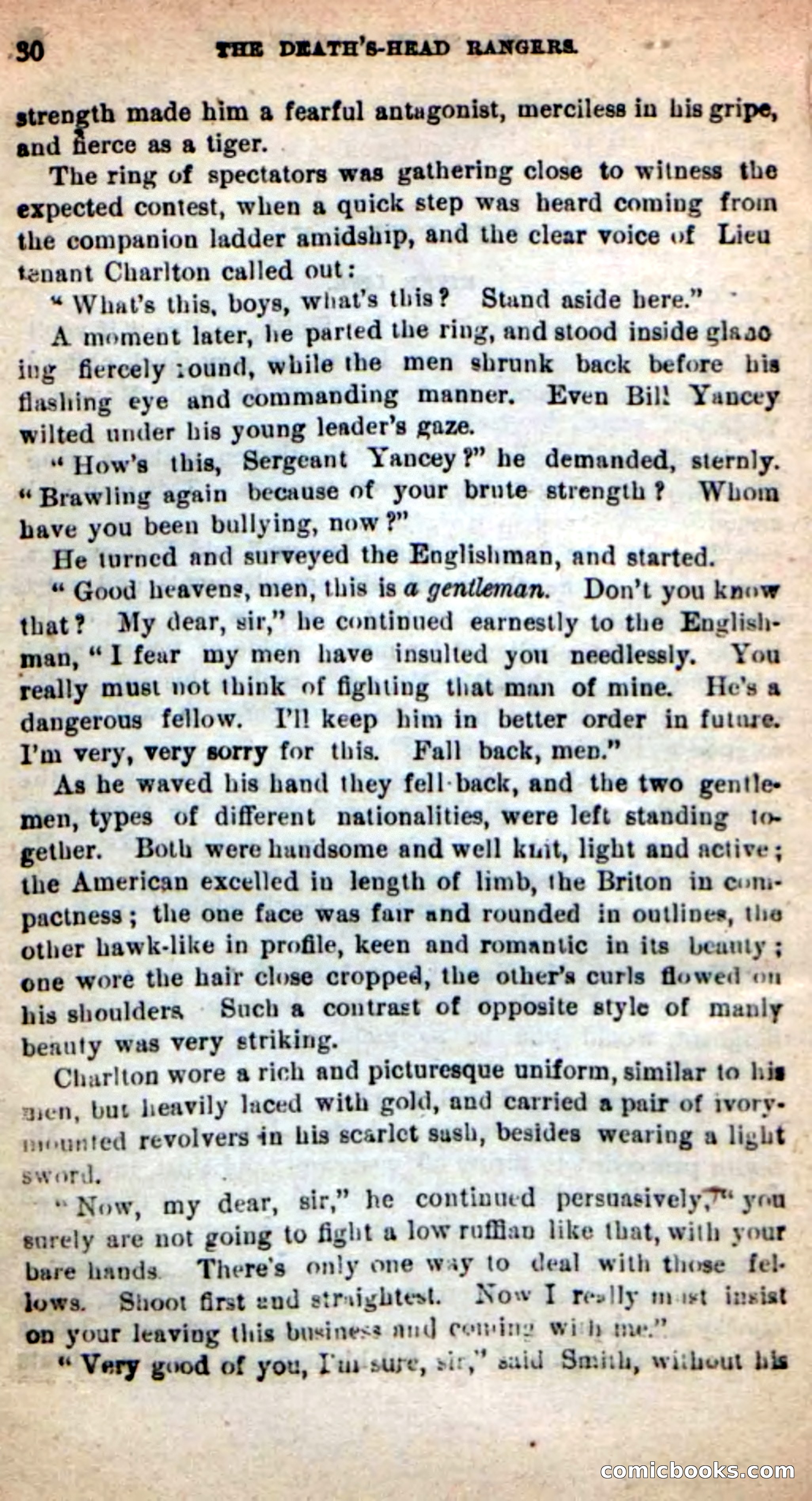 Beadle's New Dime Novels: The Death's-Head Rangers — page 26 of 100