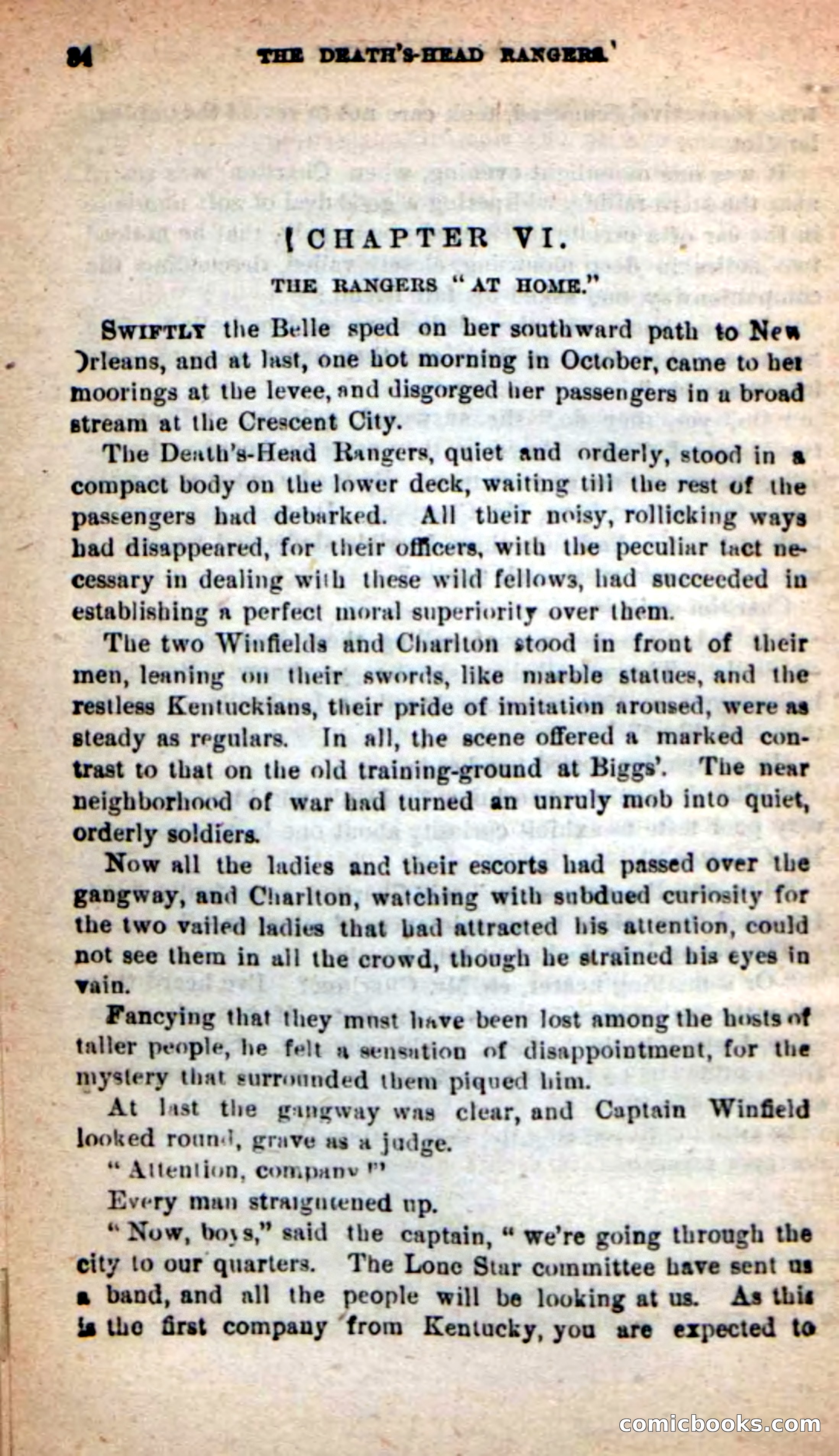 Beadle's New Dime Novels: The Death's-Head Rangers — page 30 of 100