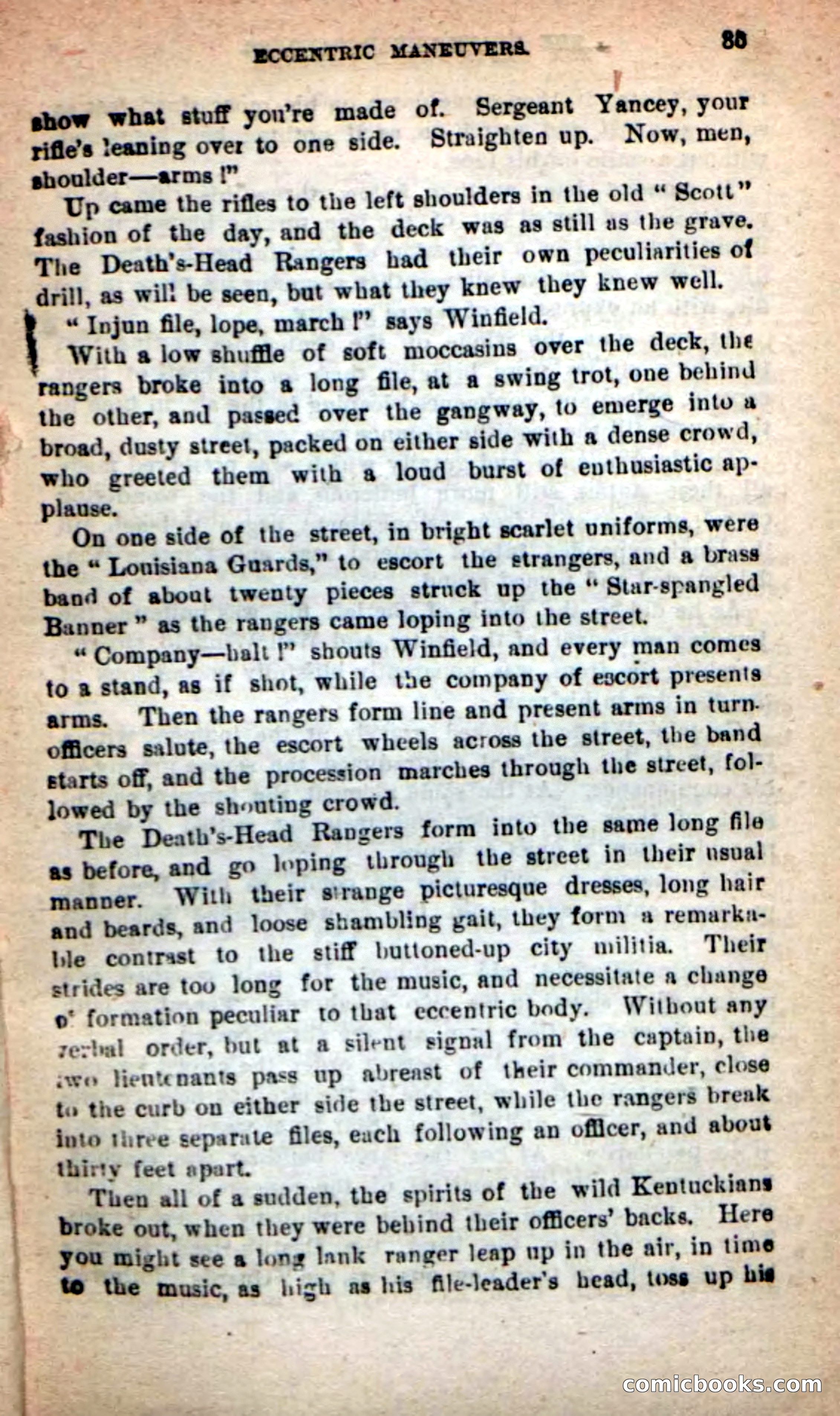 Beadle's New Dime Novels: The Death's-Head Rangers — page 31 of 100