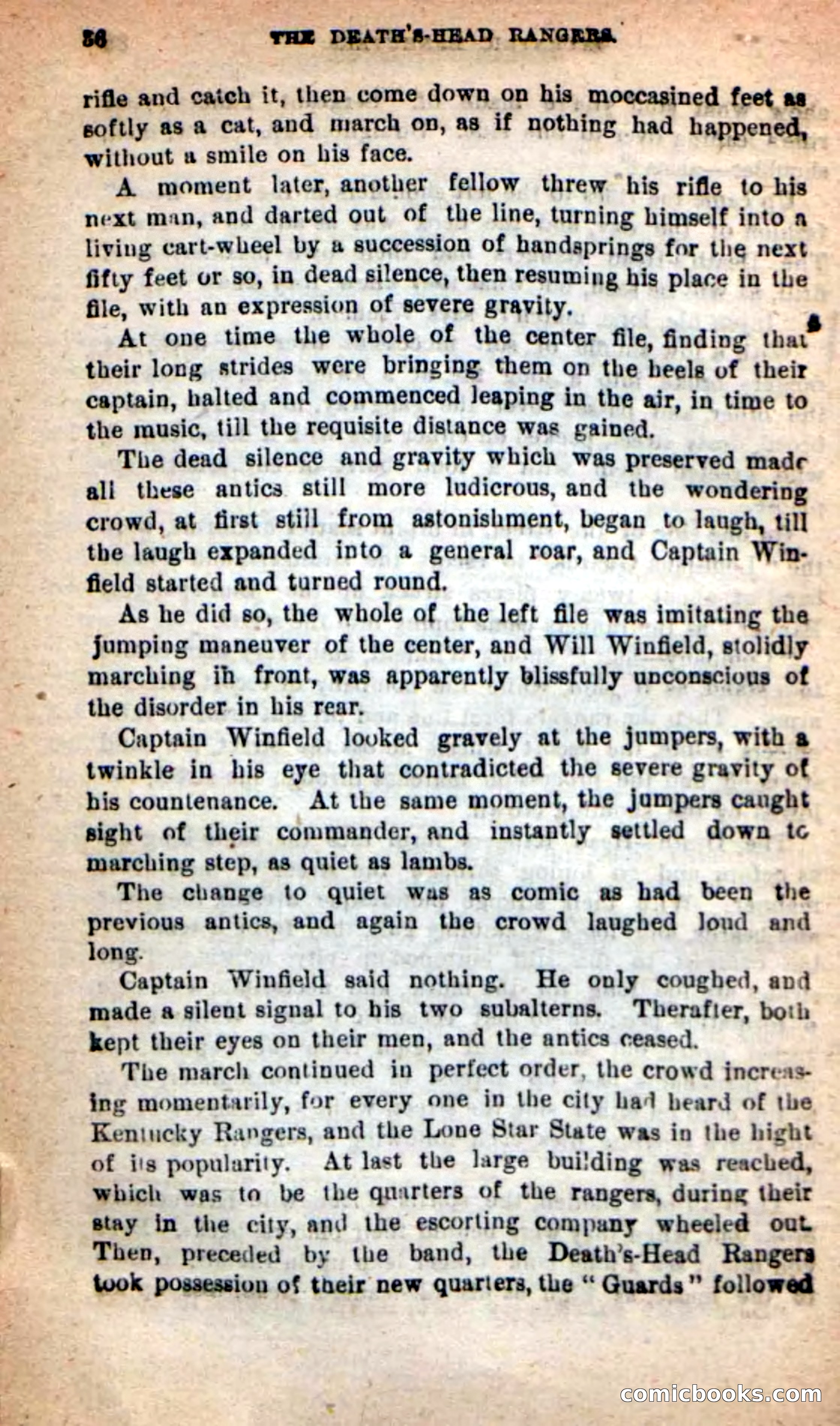 Beadle's New Dime Novels: The Death's-Head Rangers — page 32 of 100