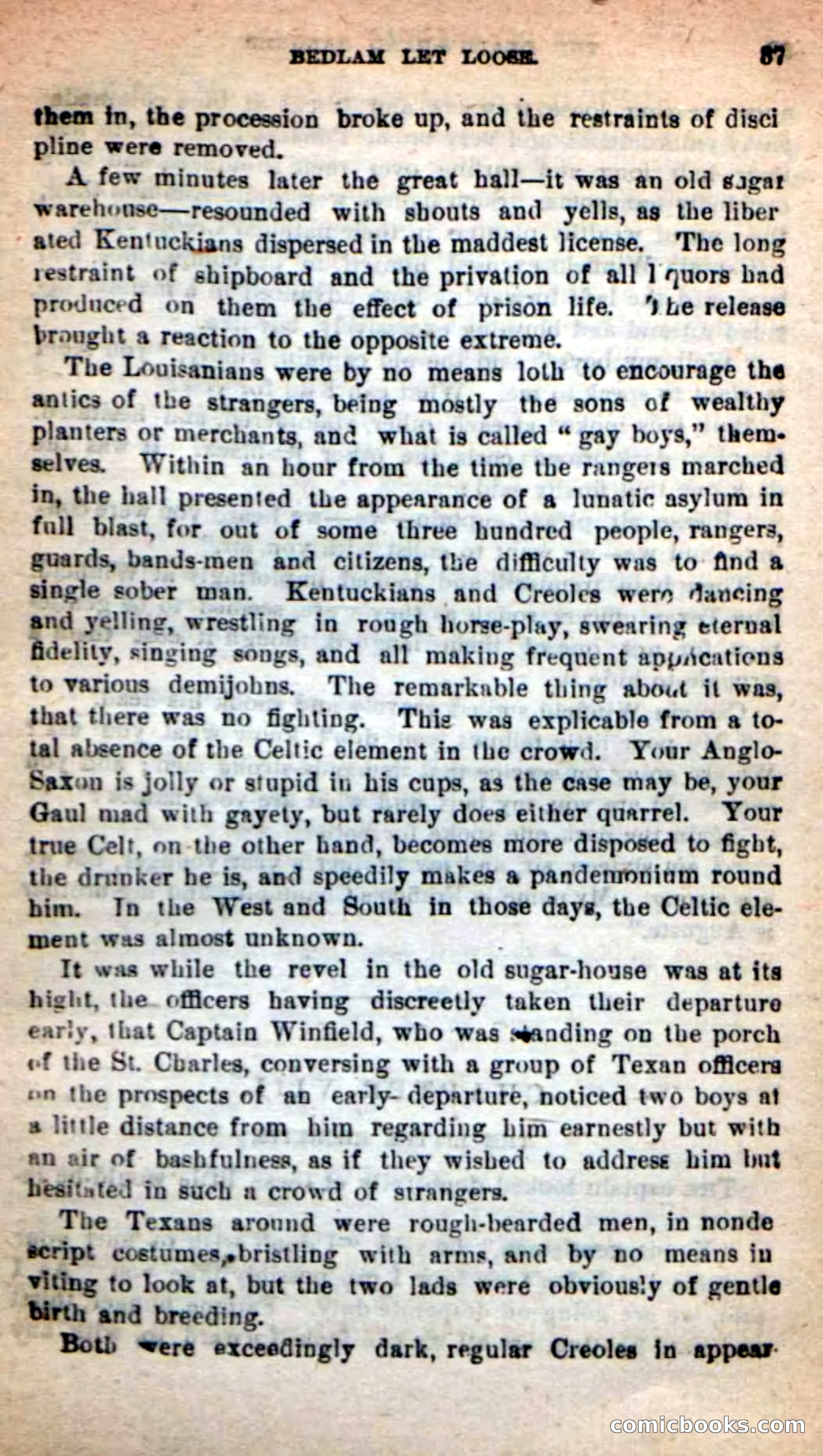 Beadle's New Dime Novels: The Death's-Head Rangers — page 33 of 100