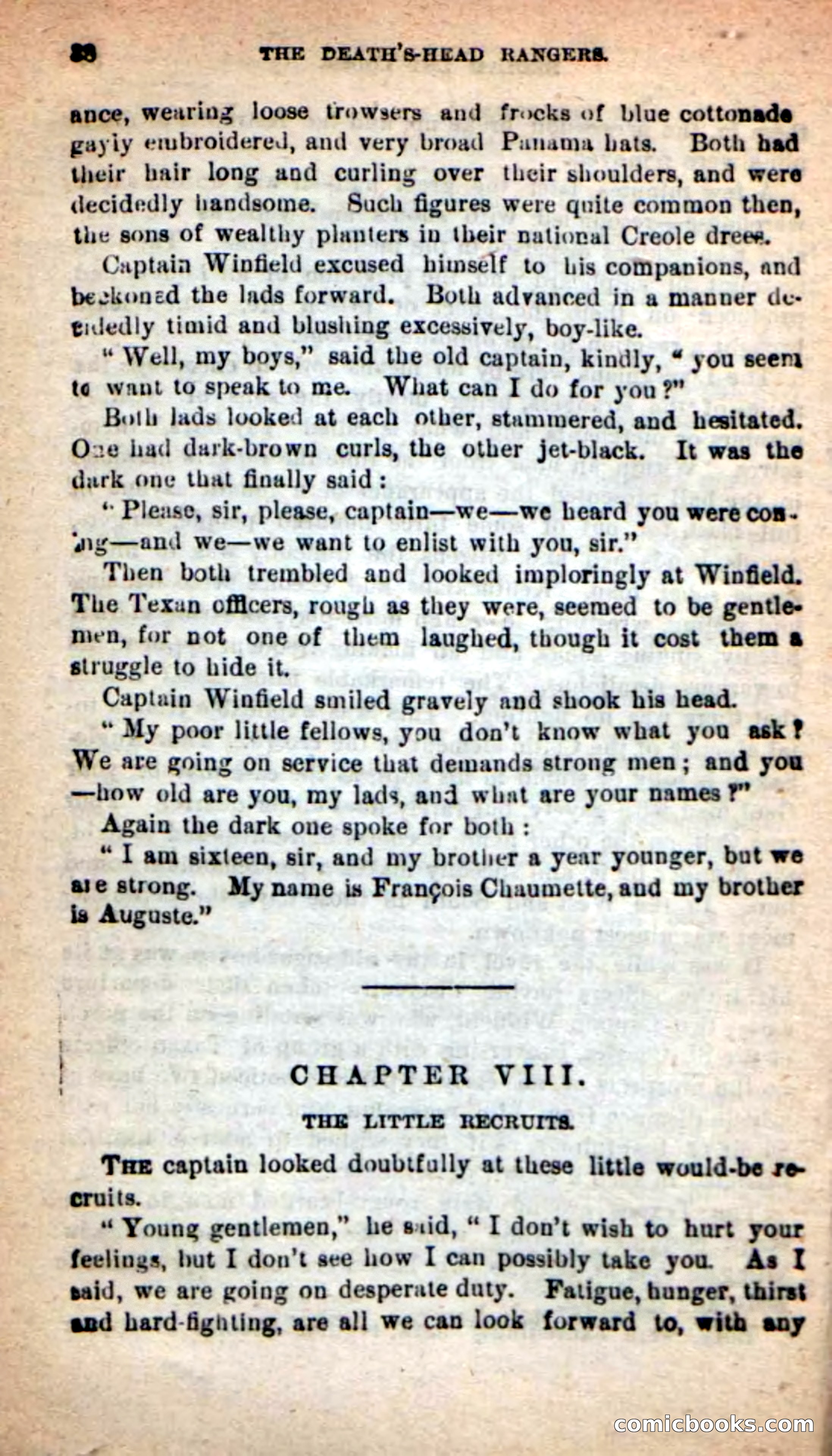 Beadle's New Dime Novels: The Death's-Head Rangers — page 34 of 100