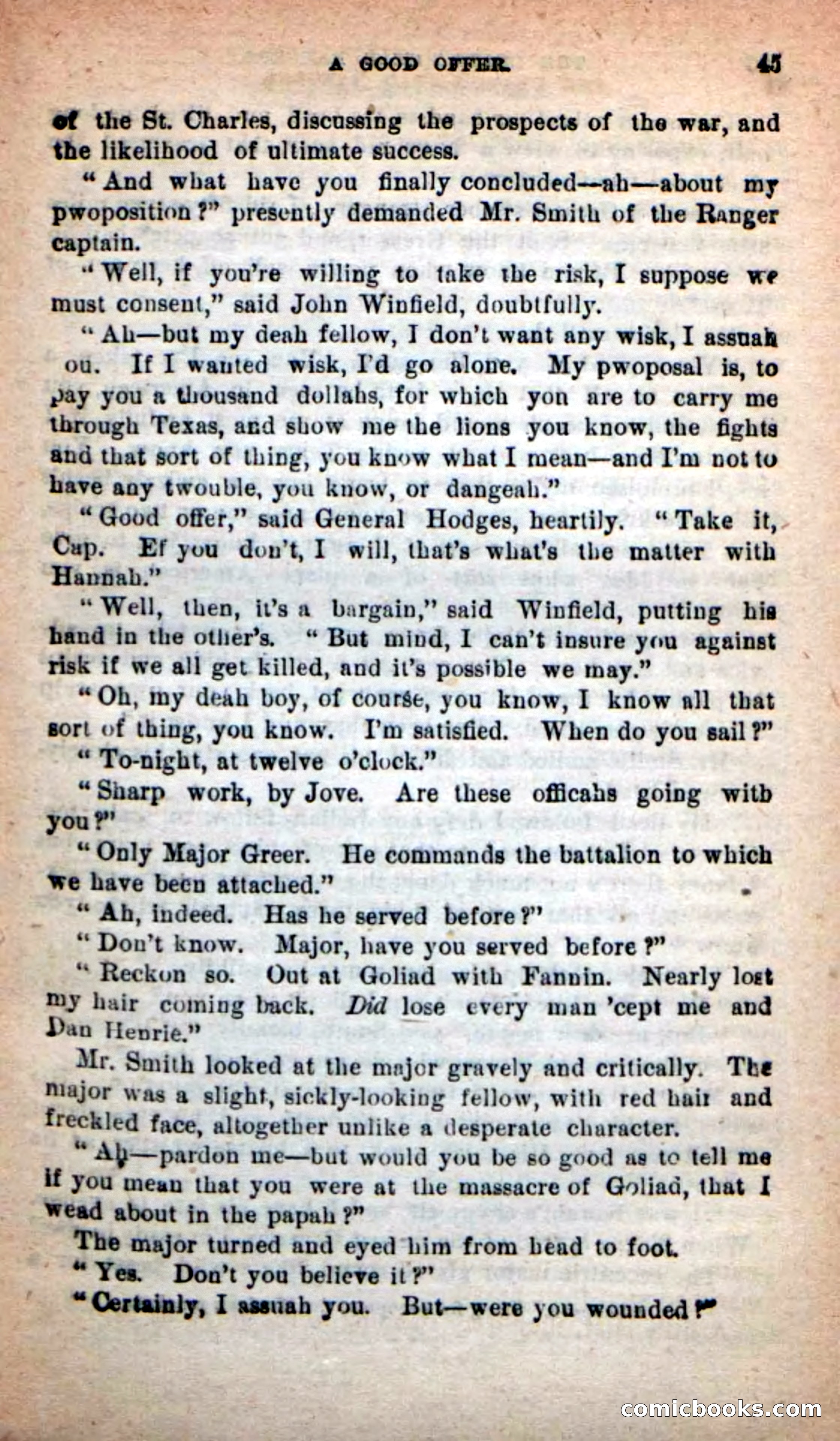 Beadle's New Dime Novels: The Death's-Head Rangers — page 41 of 100