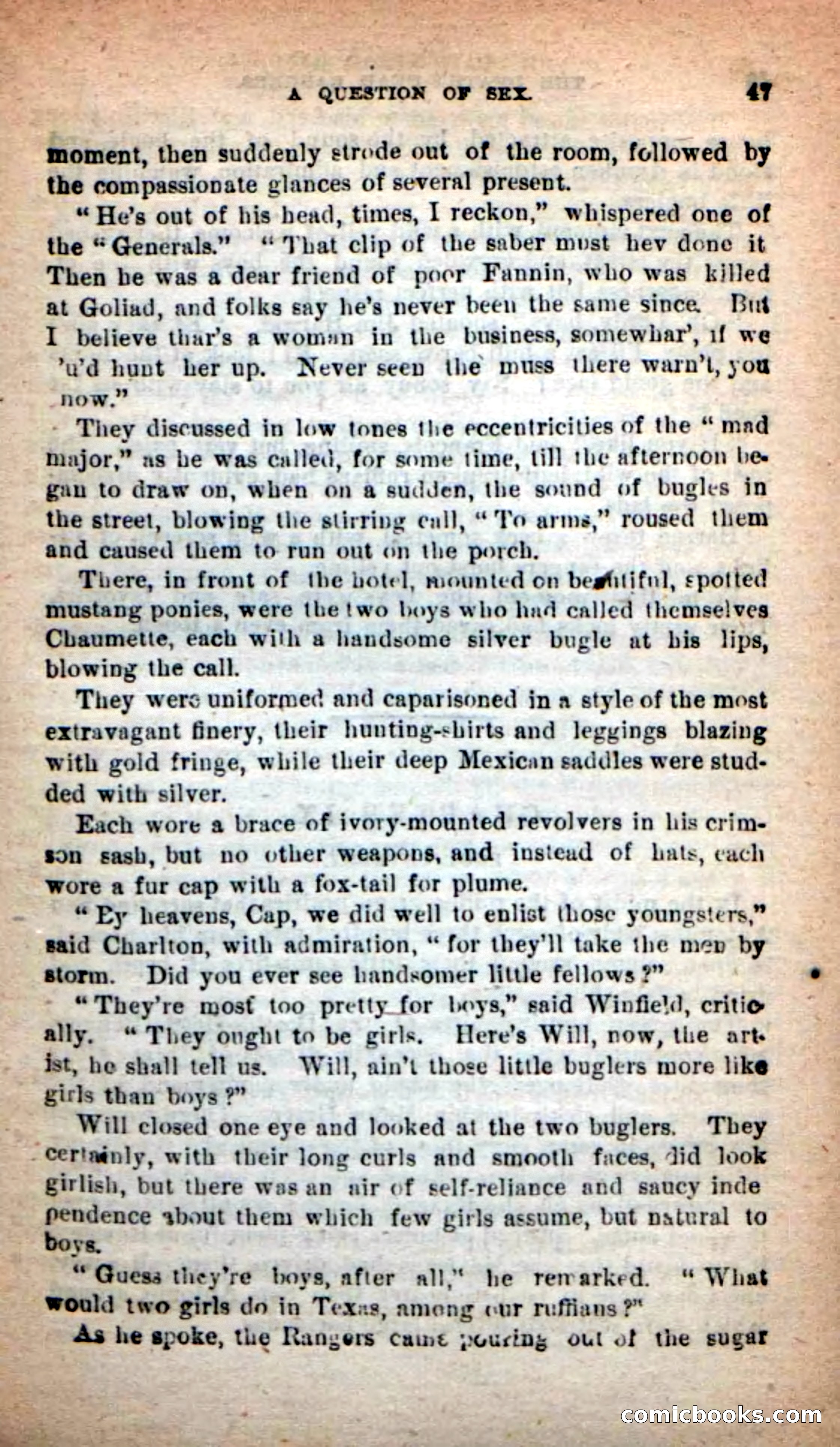 Beadle's New Dime Novels: The Death's-Head Rangers — page 43 of 100