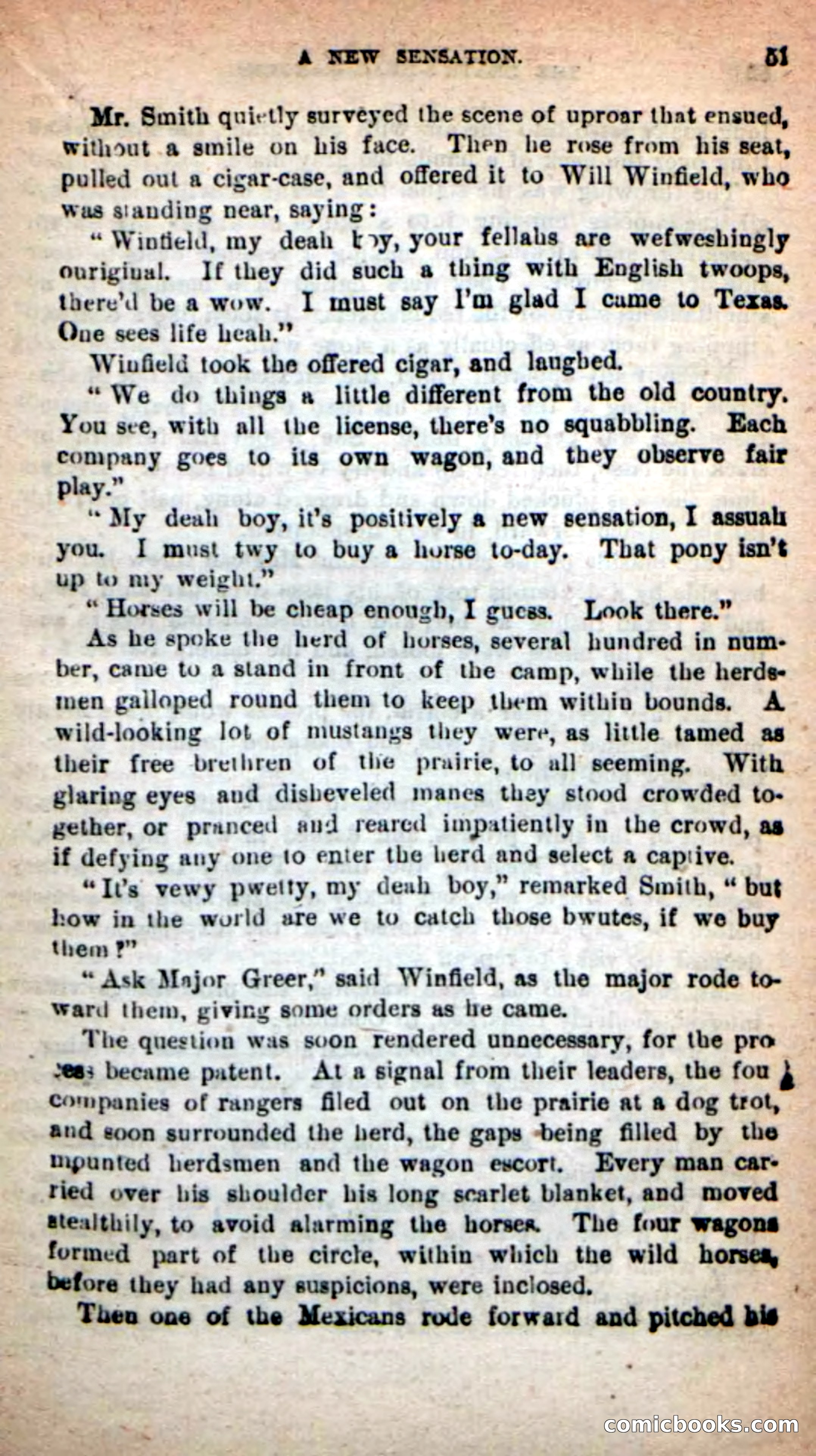Beadle's New Dime Novels: The Death's-Head Rangers — page 47 of 100