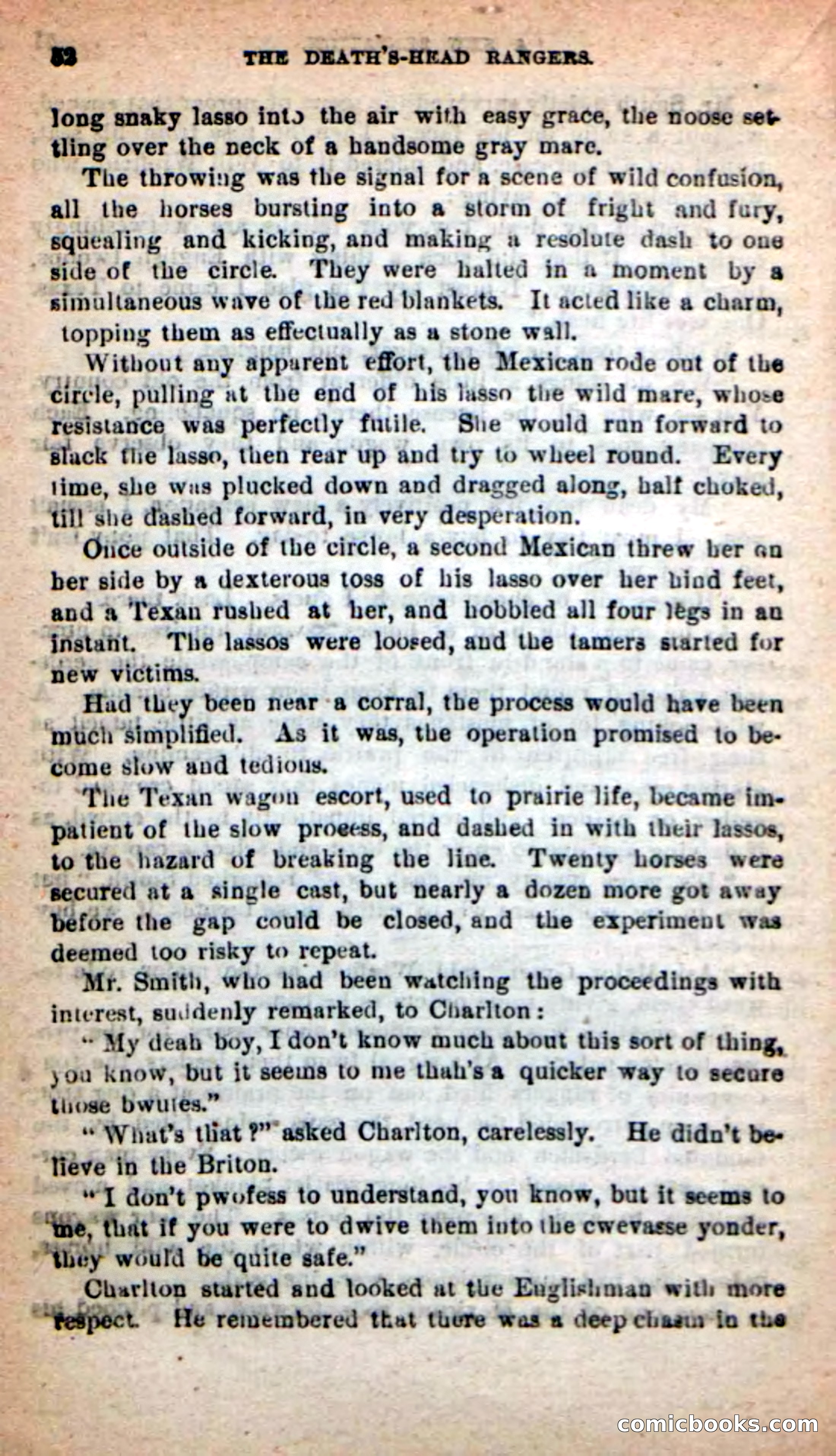 Beadle's New Dime Novels: The Death's-Head Rangers — page 48 of 100