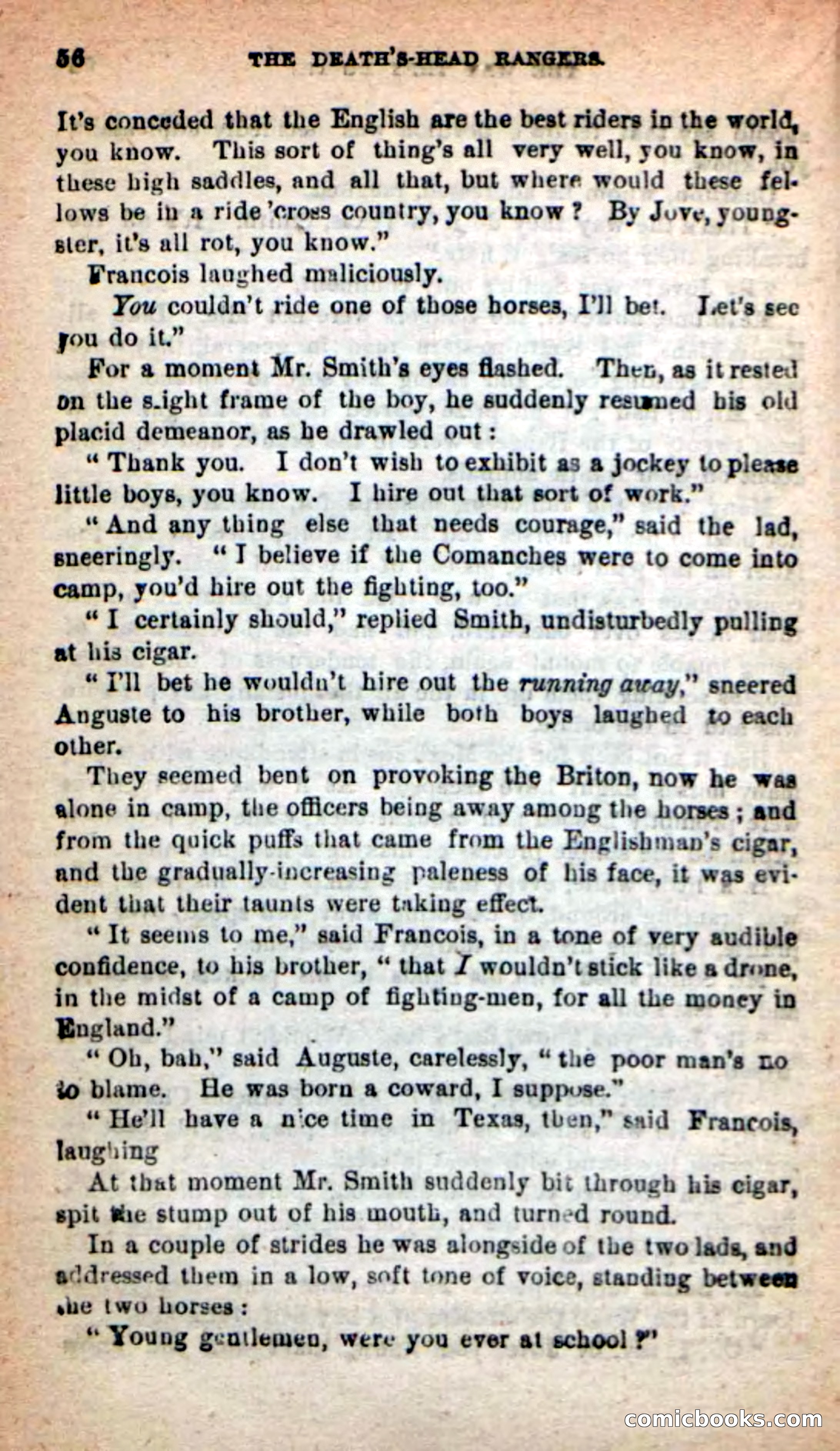 Beadle's New Dime Novels: The Death's-Head Rangers — page 52 of 100