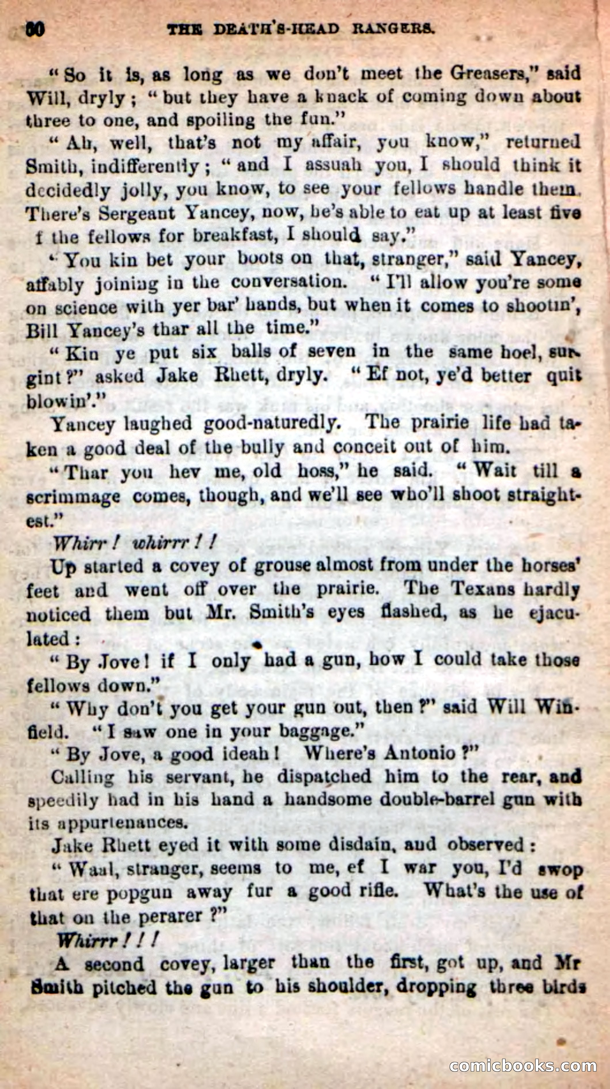 Beadle's New Dime Novels: The Death's-Head Rangers — page 56 of 100