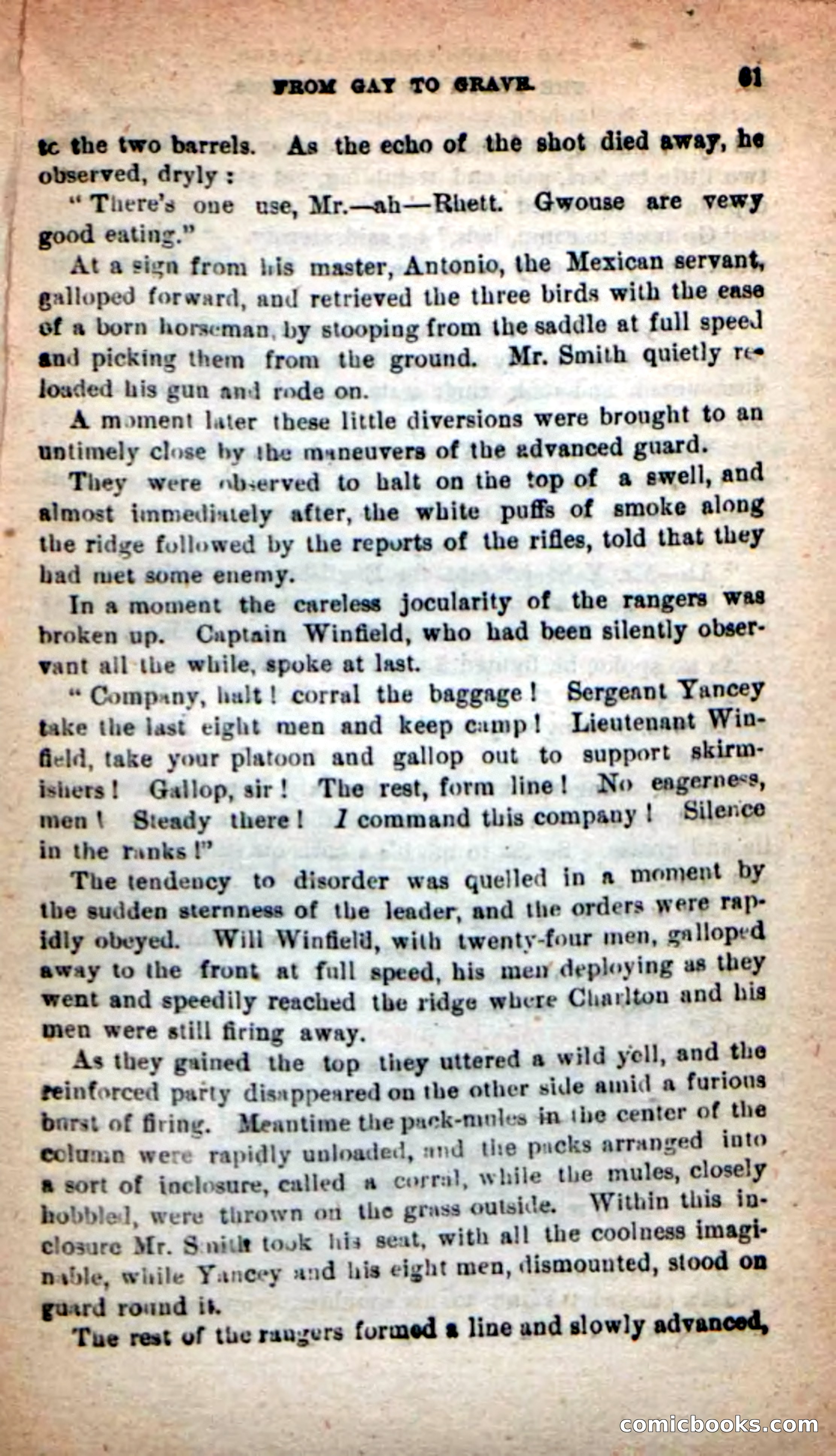 Beadle's New Dime Novels: The Death's-Head Rangers — page 57 of 100