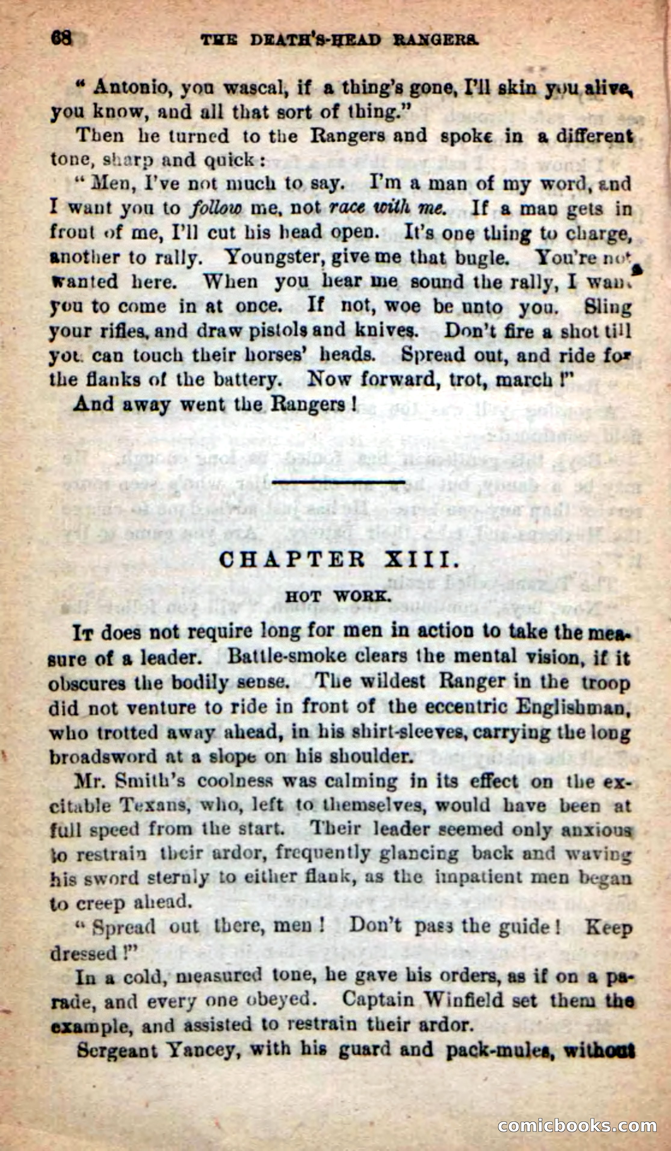 Beadle's New Dime Novels: The Death's-Head Rangers — page 64 of 100