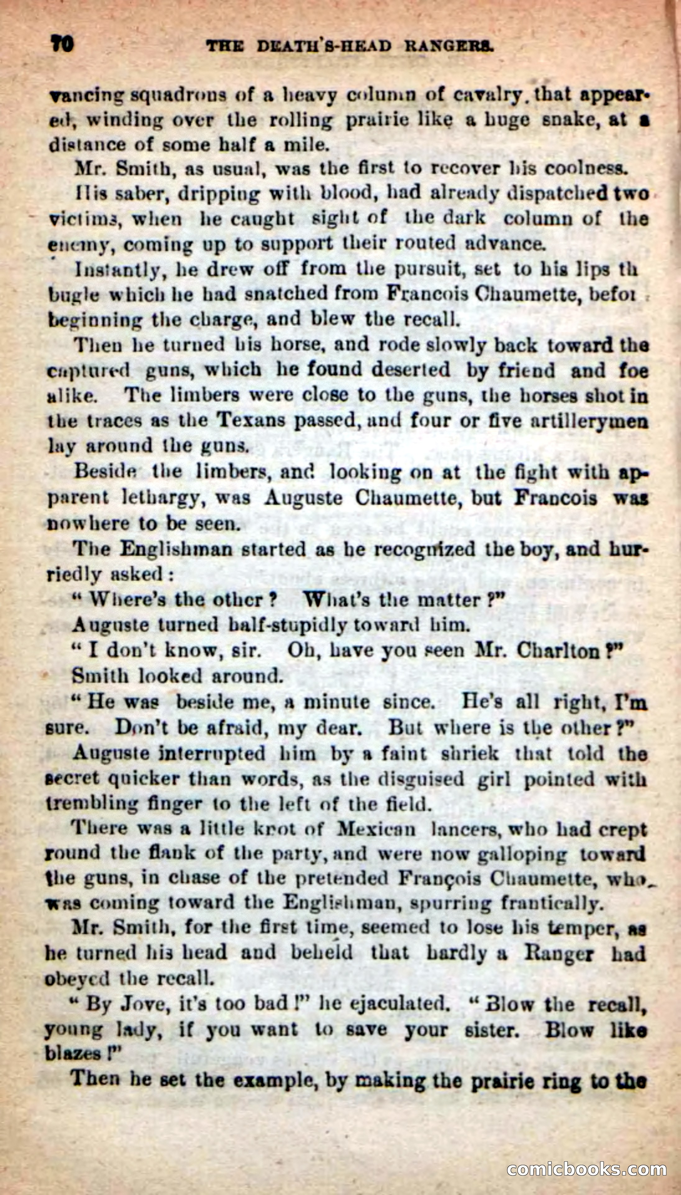 Beadle's New Dime Novels: The Death's-Head Rangers — page 66 of 100