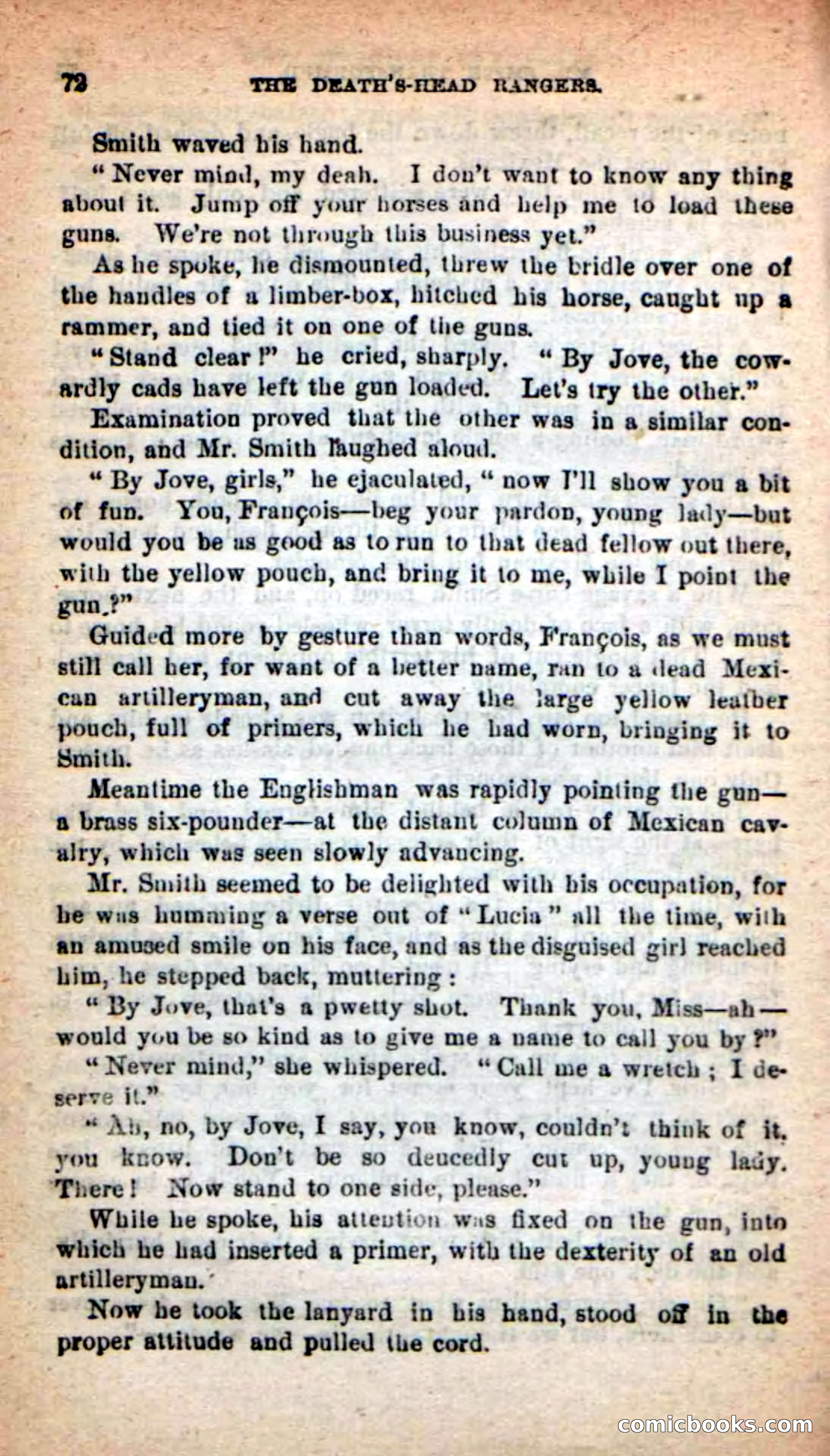 Beadle's New Dime Novels: The Death's-Head Rangers — page 68 of 100