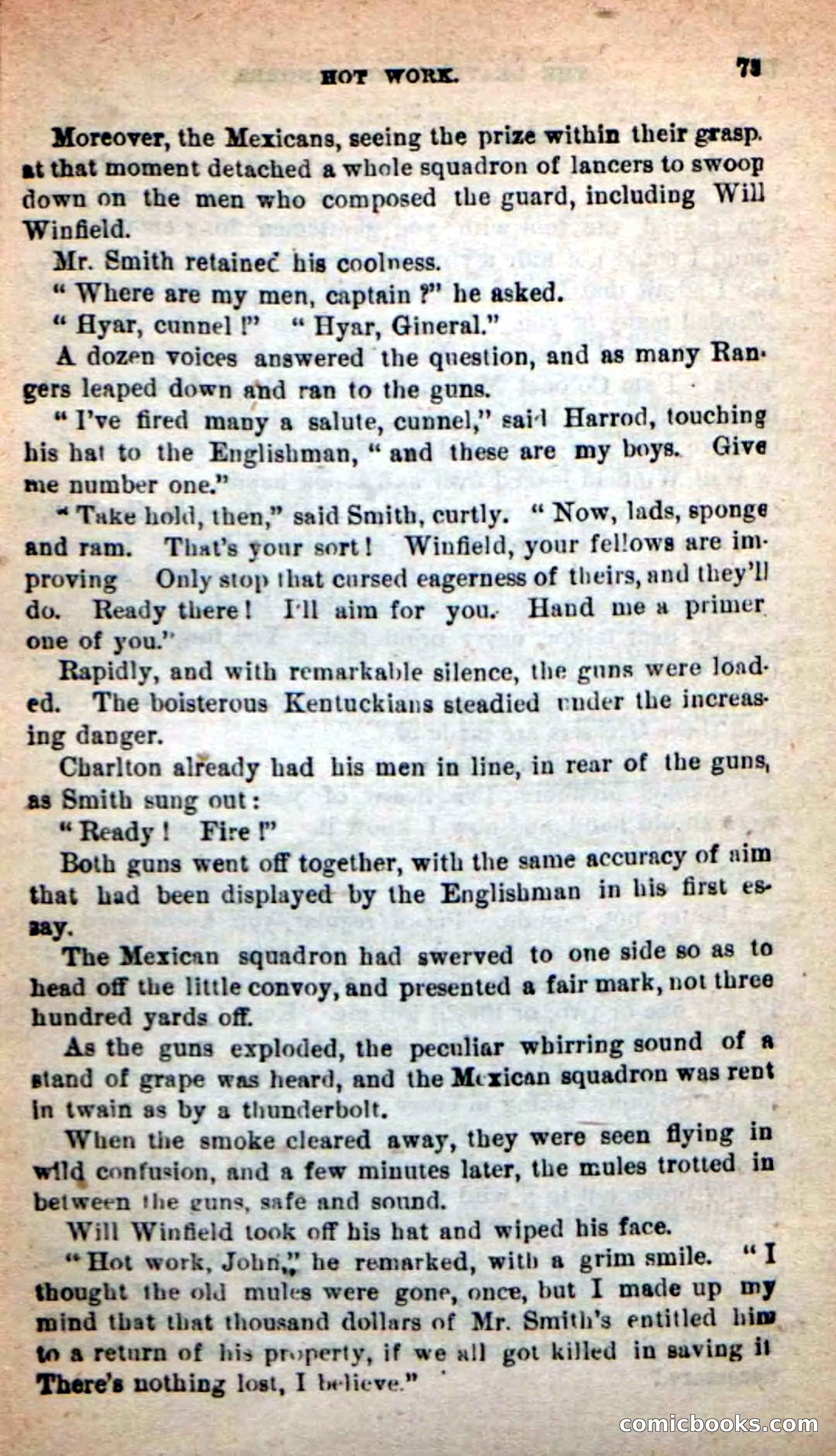 Beadle's New Dime Novels: The Death's-Head Rangers — page 71 of 100