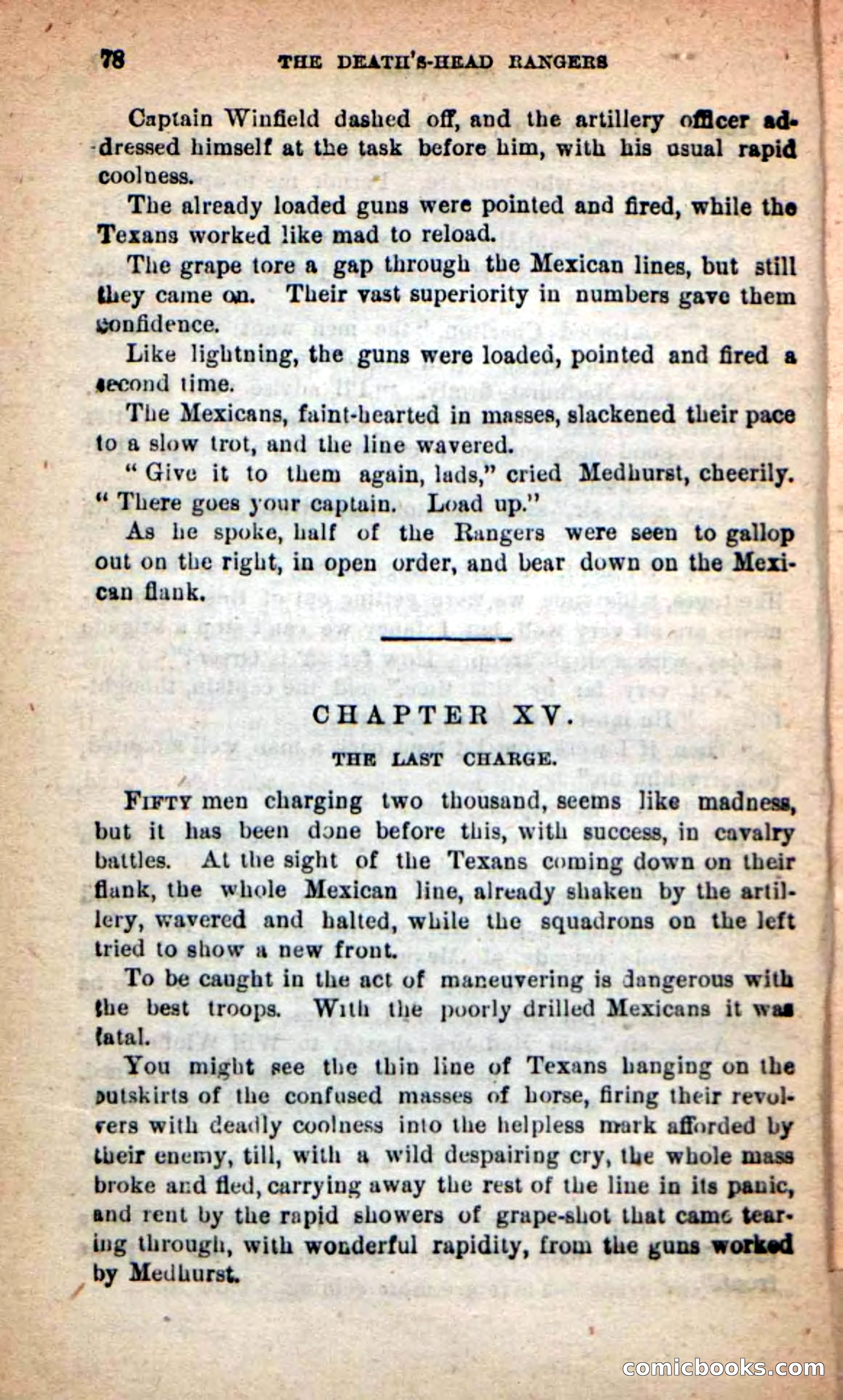 Beadle's New Dime Novels: The Death's-Head Rangers — page 74 of 100