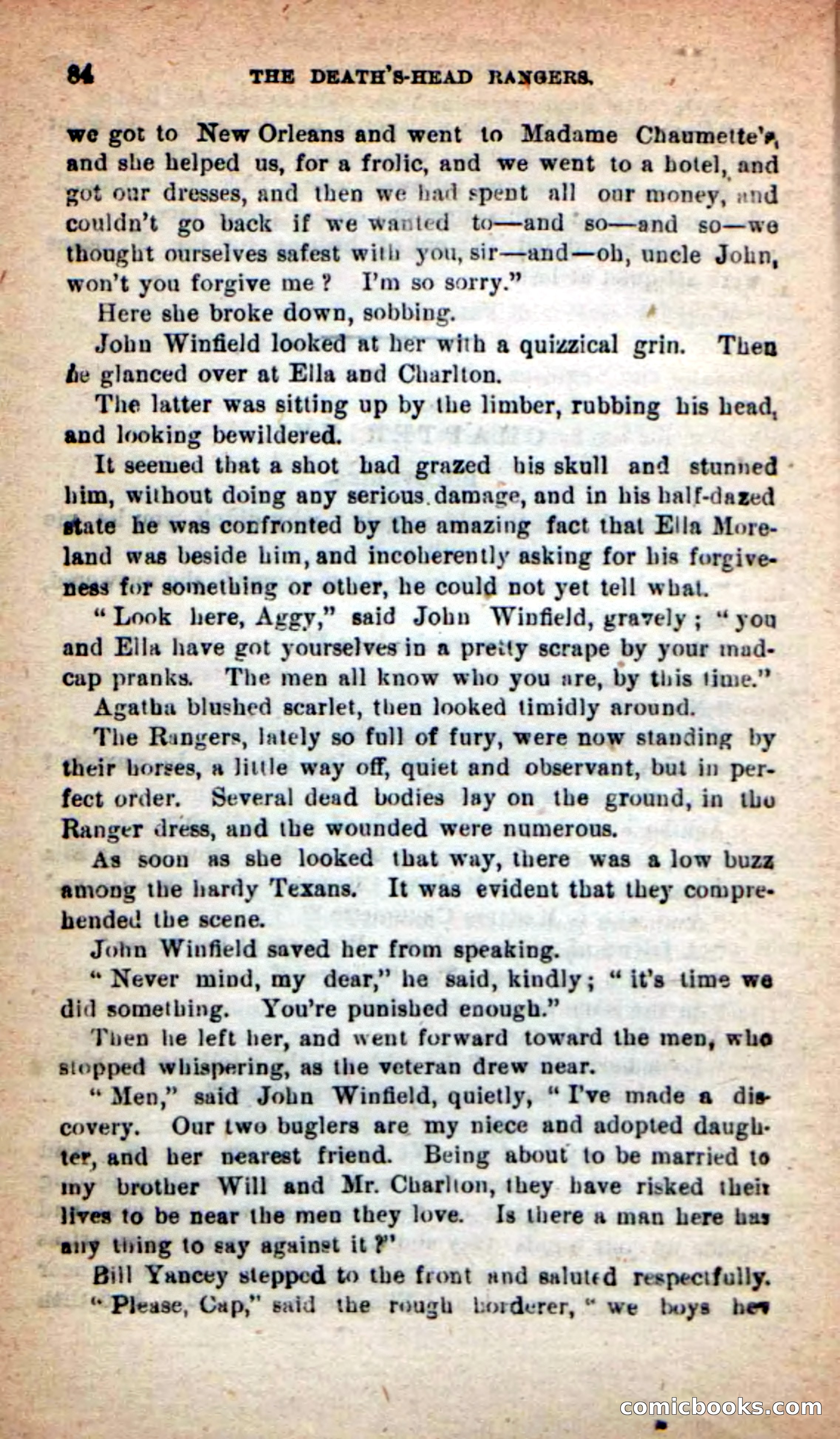 Beadle's New Dime Novels: The Death's-Head Rangers — page 80 of 100
