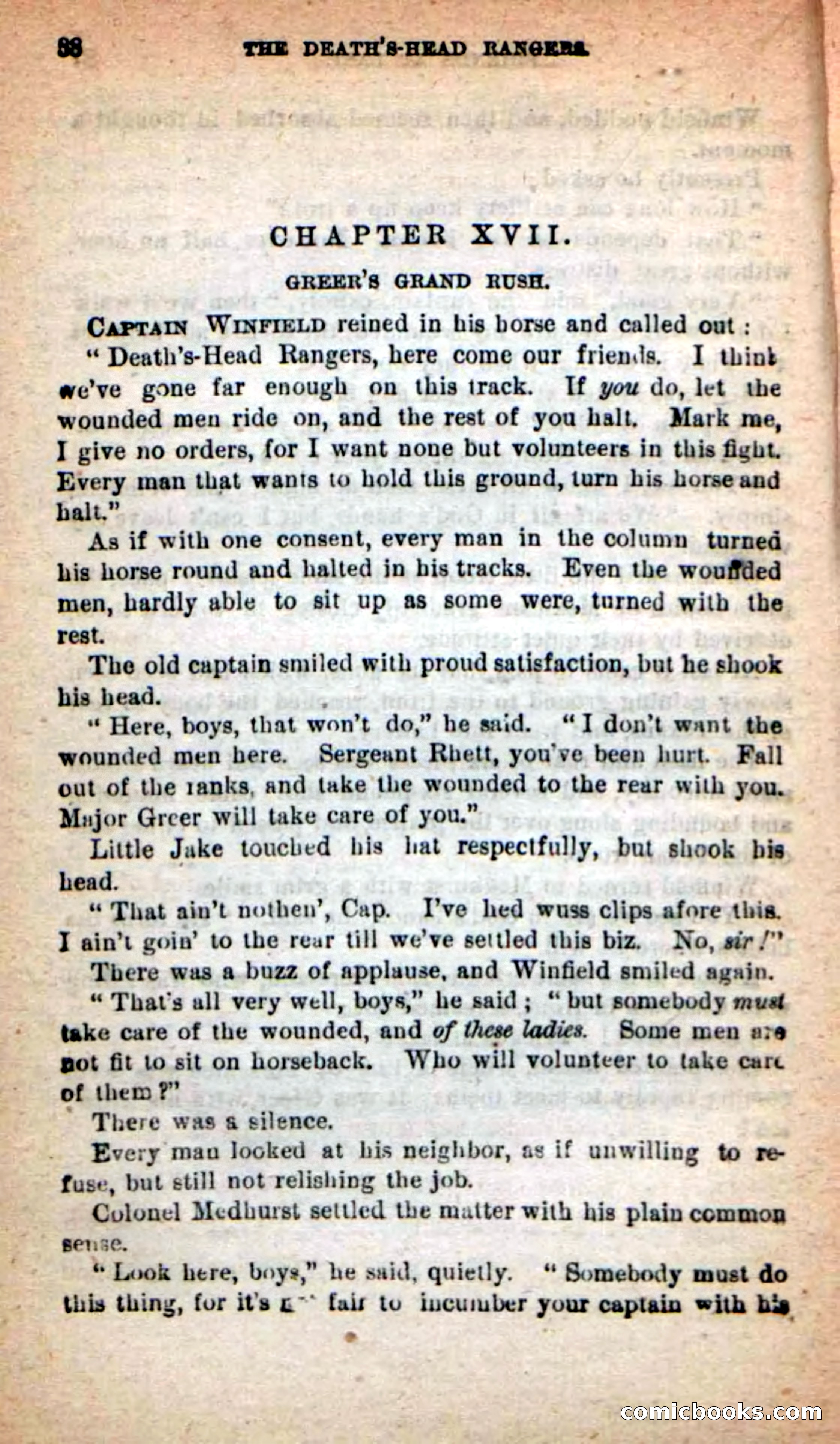 Beadle's New Dime Novels: The Death's-Head Rangers — page 84 of 100