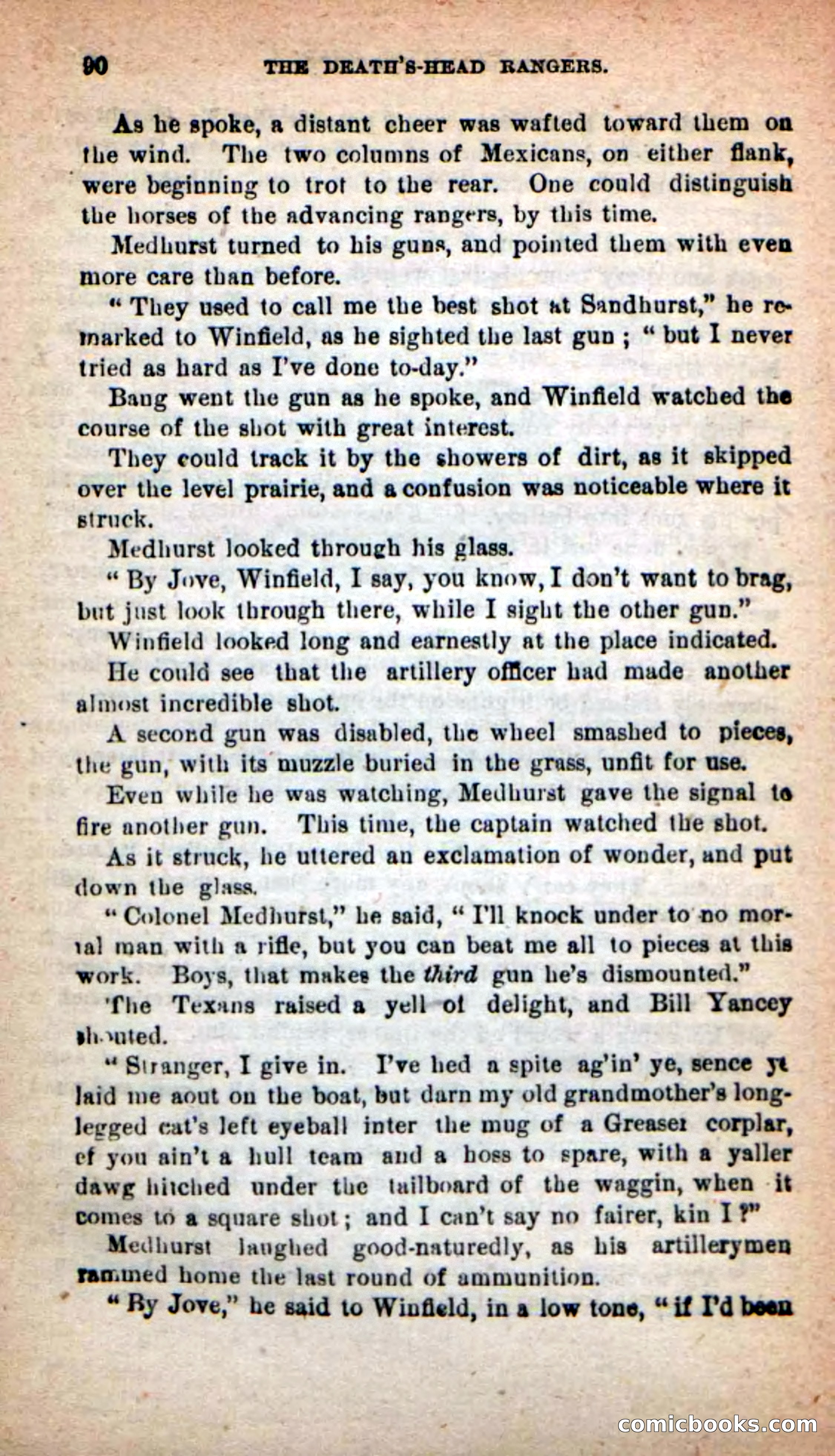 Beadle's New Dime Novels: The Death's-Head Rangers — page 86 of 100