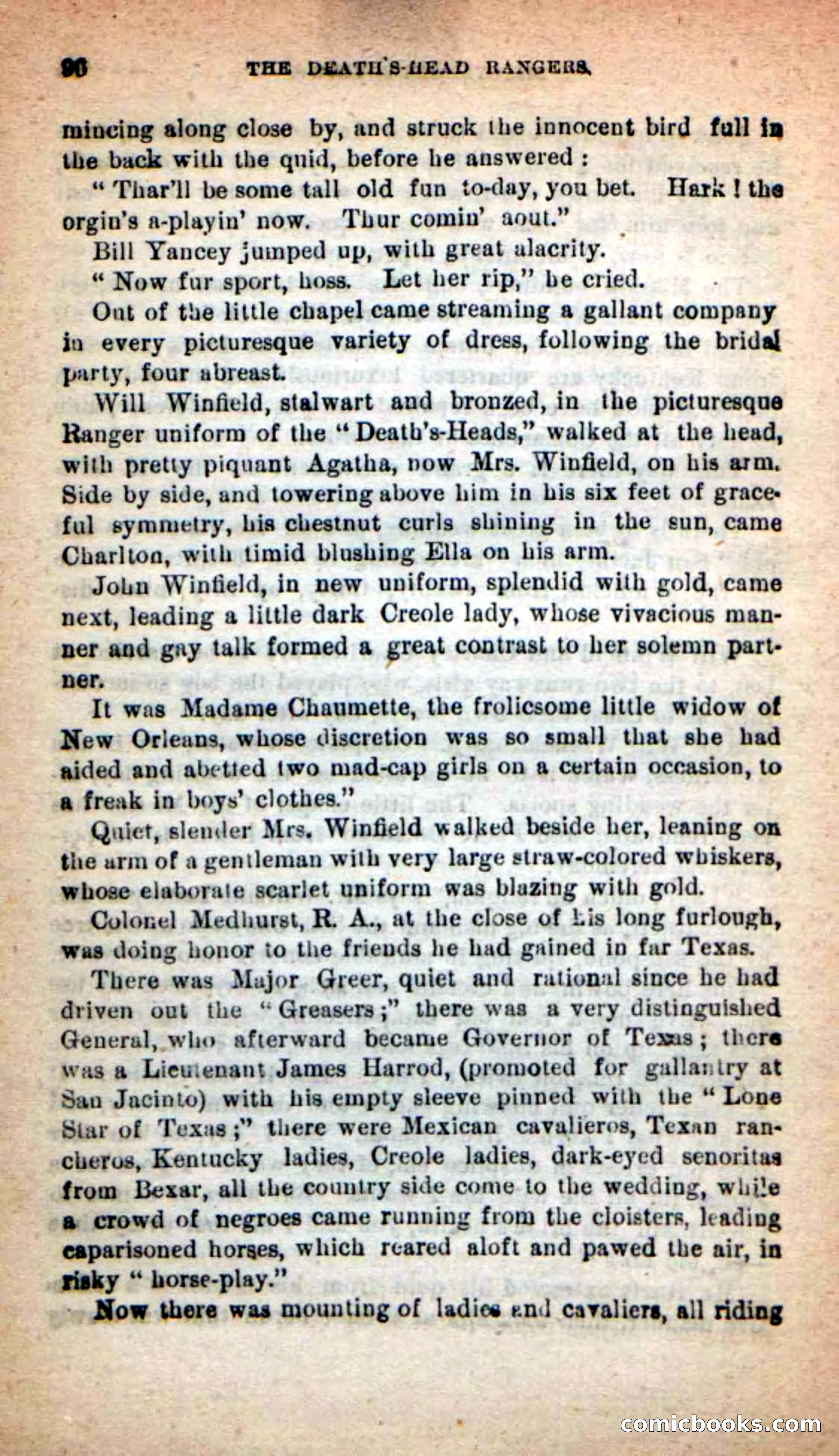 Beadle's New Dime Novels: The Death's-Head Rangers — page 92 of 100