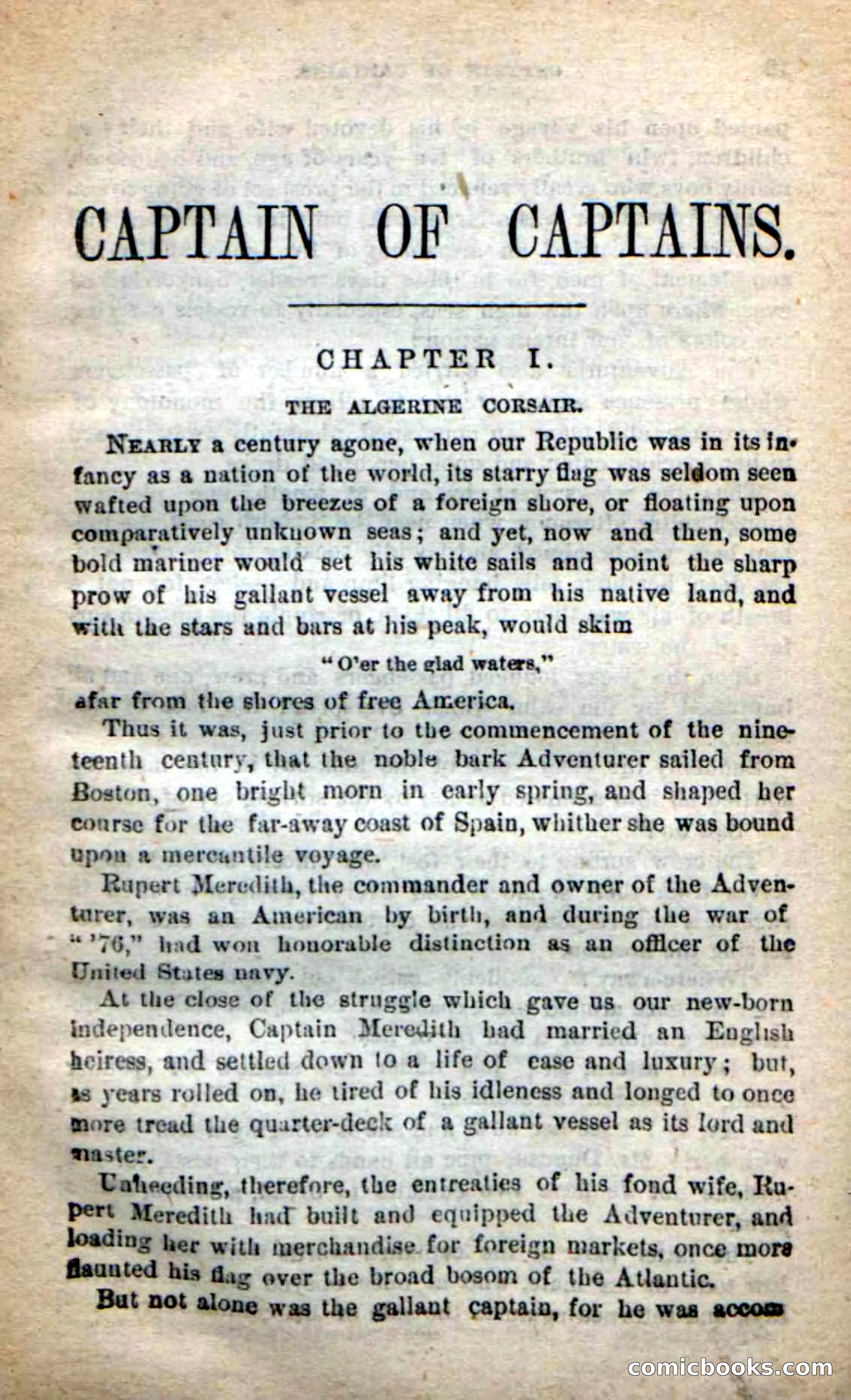 Beadle's New Dime Novels: Captain of Captains — page 5 of 100
