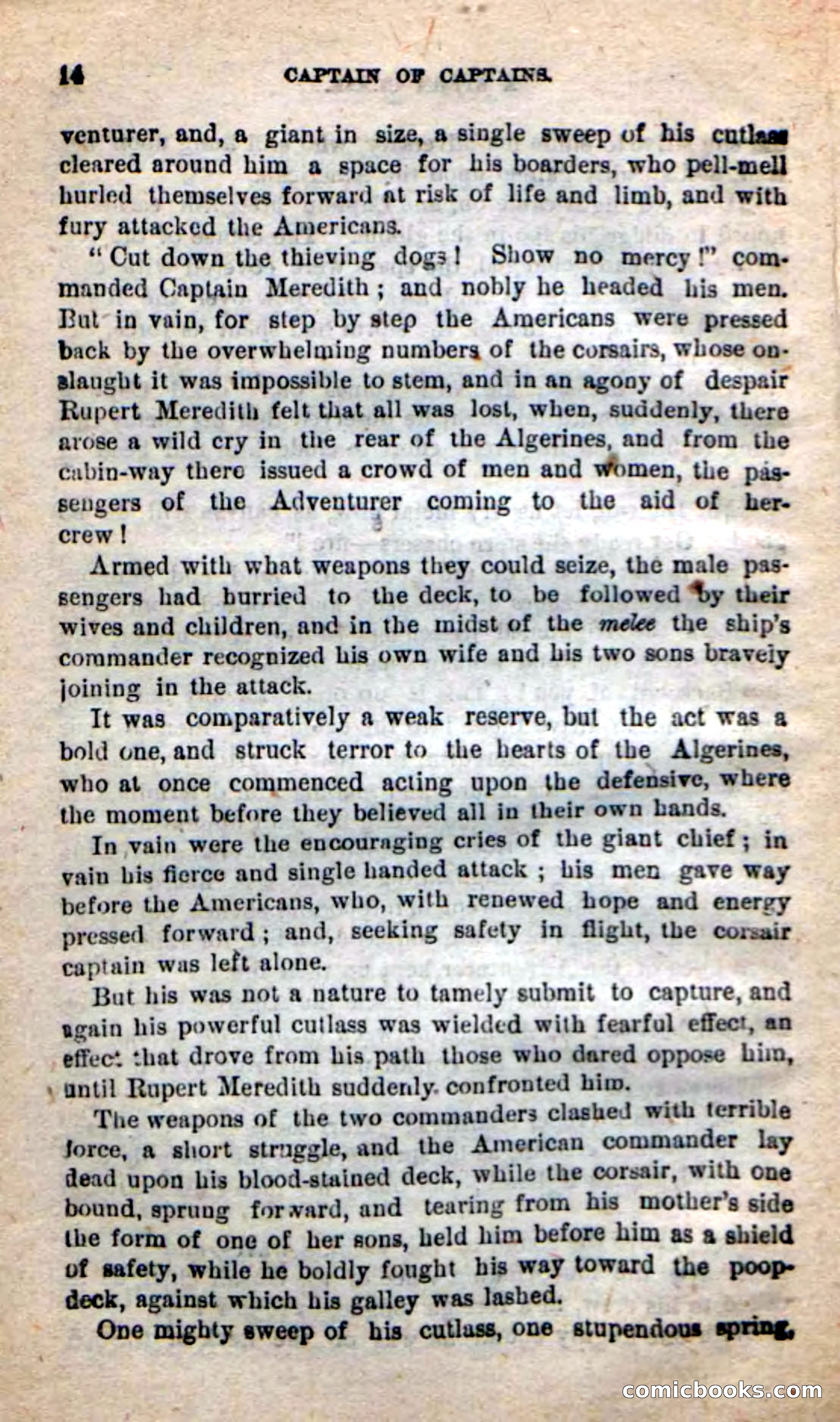 Beadle's New Dime Novels: Captain of Captains — page 10 of 100