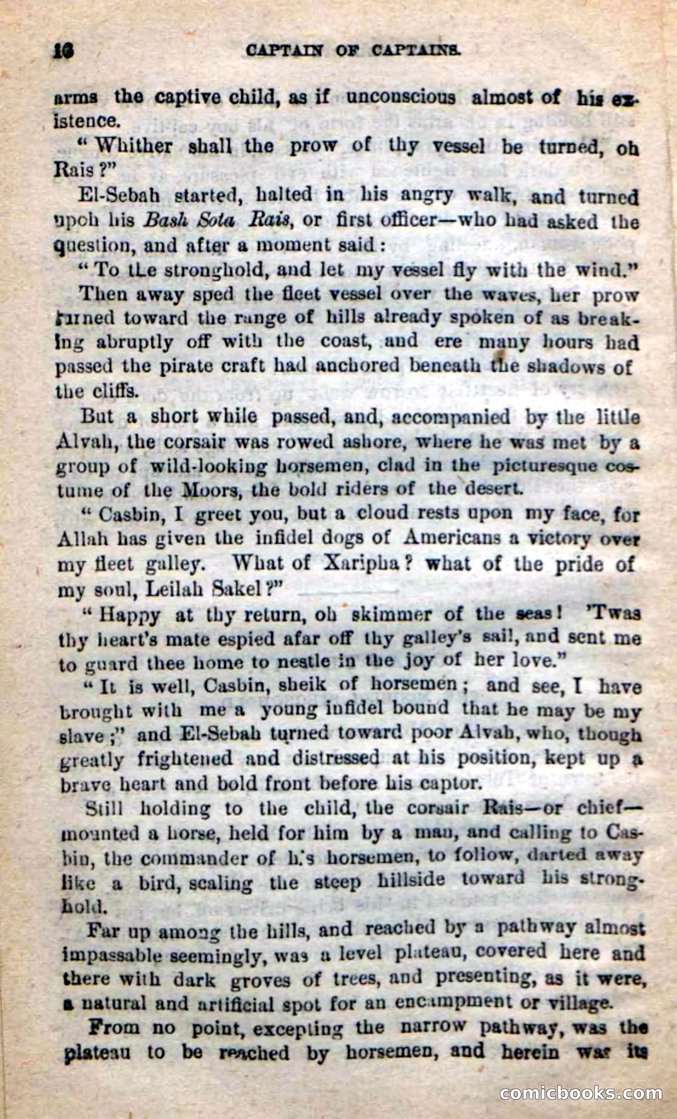 Beadle's New Dime Novels: Captain of Captains — page 12 of 100