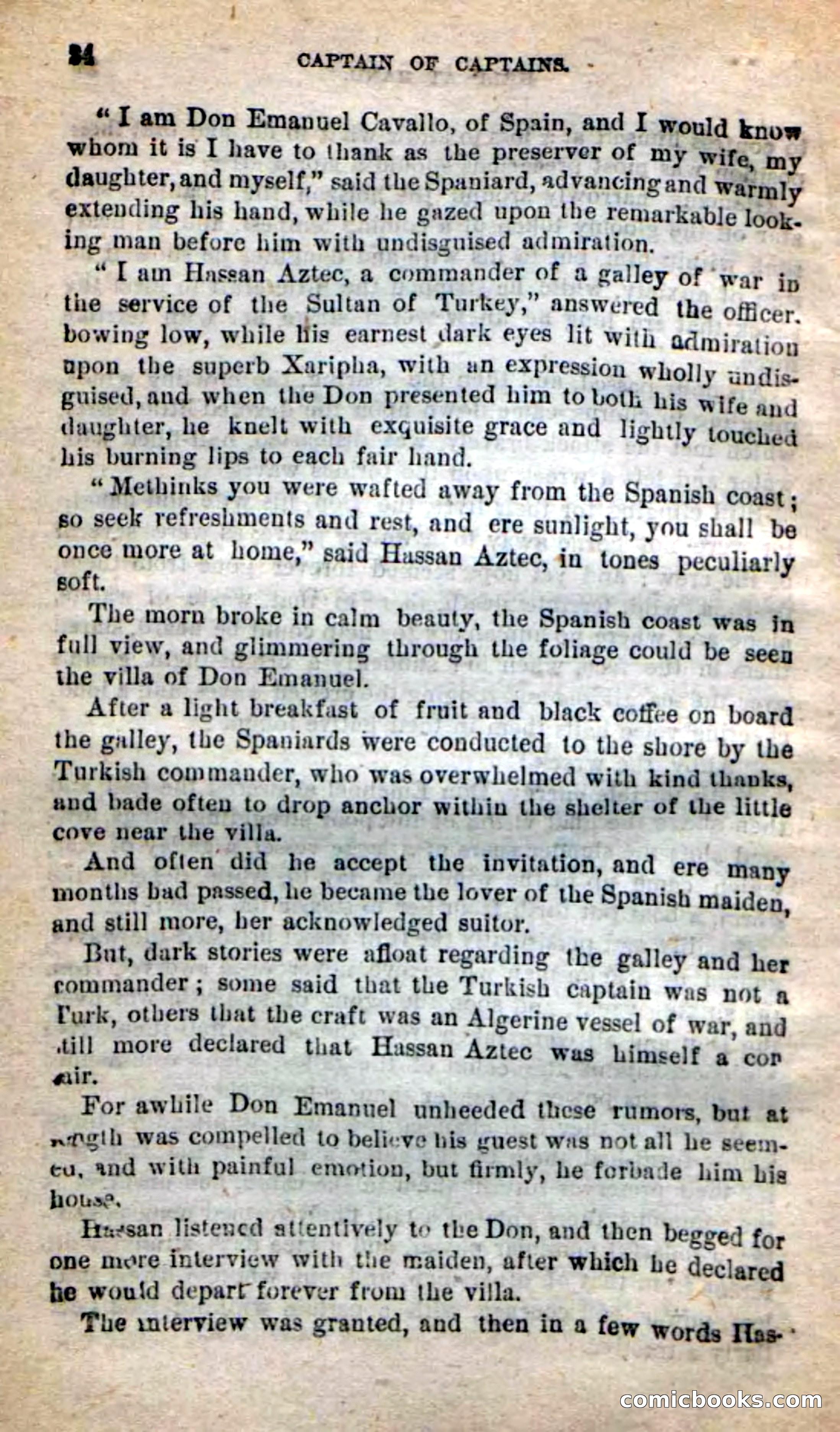 Beadle's New Dime Novels: Captain of Captains — page 20 of 100