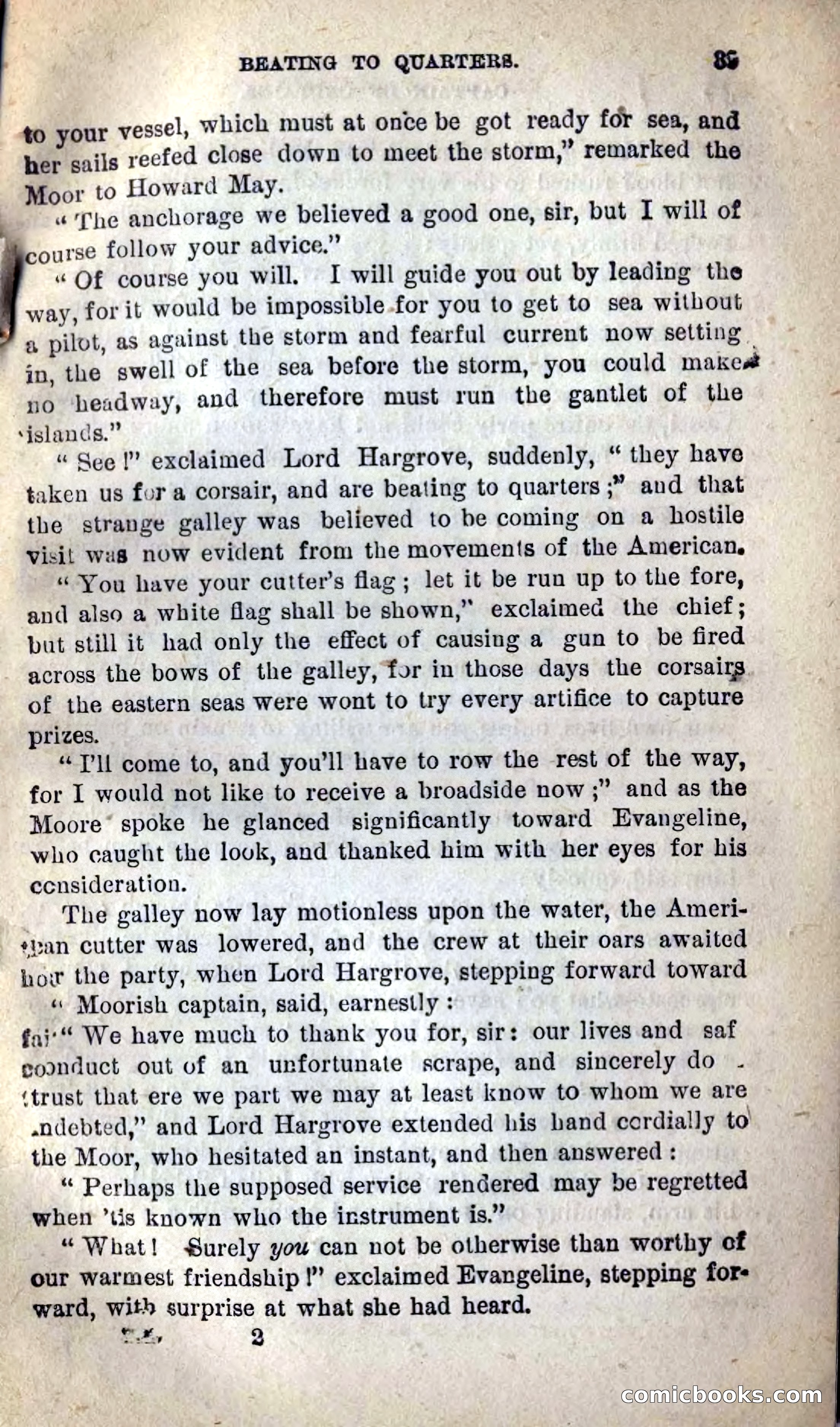 Beadle's New Dime Novels: Captain of Captains — page 35 of 100