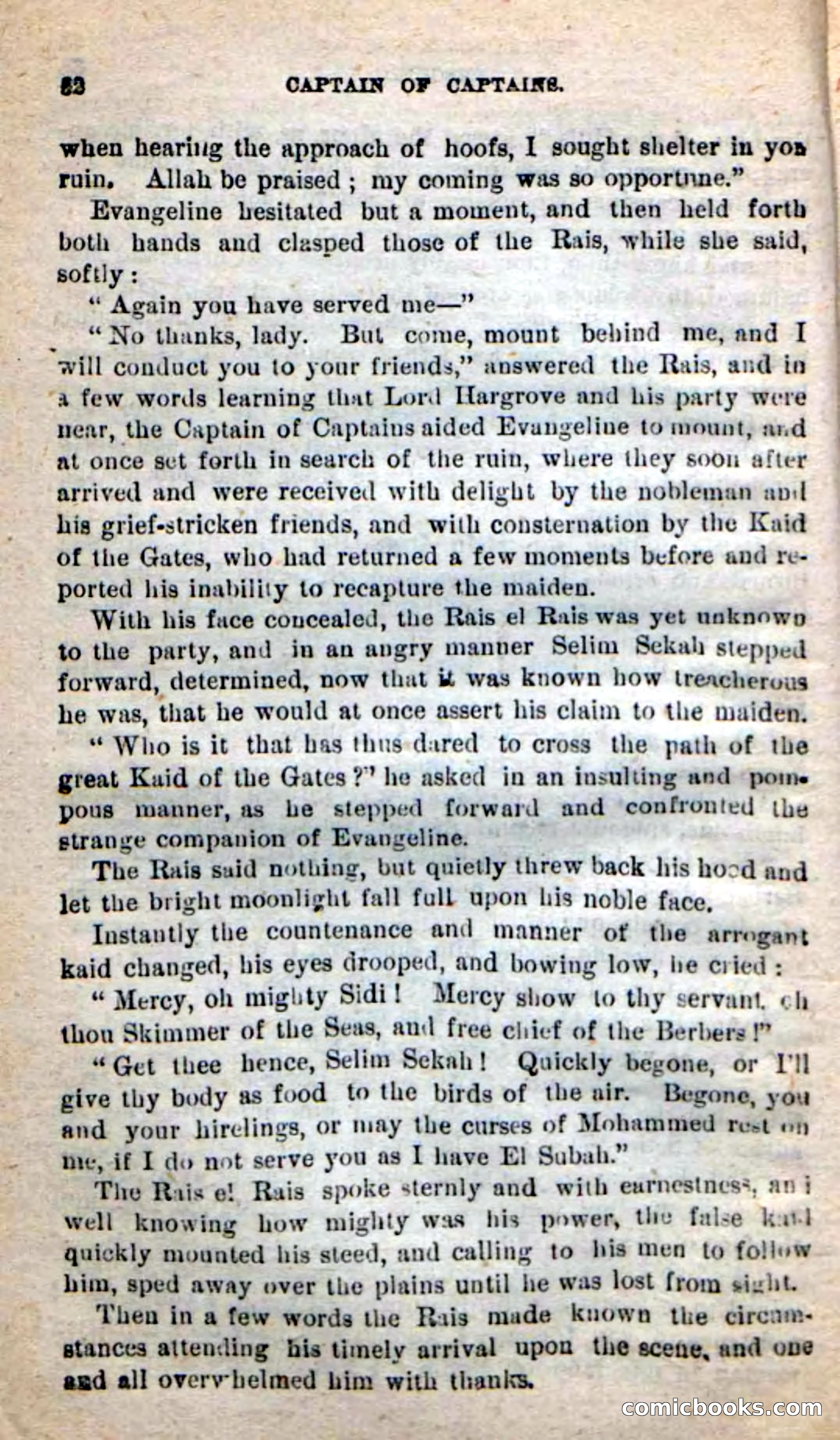 Beadle's New Dime Novels: Captain of Captains — page 58 of 100