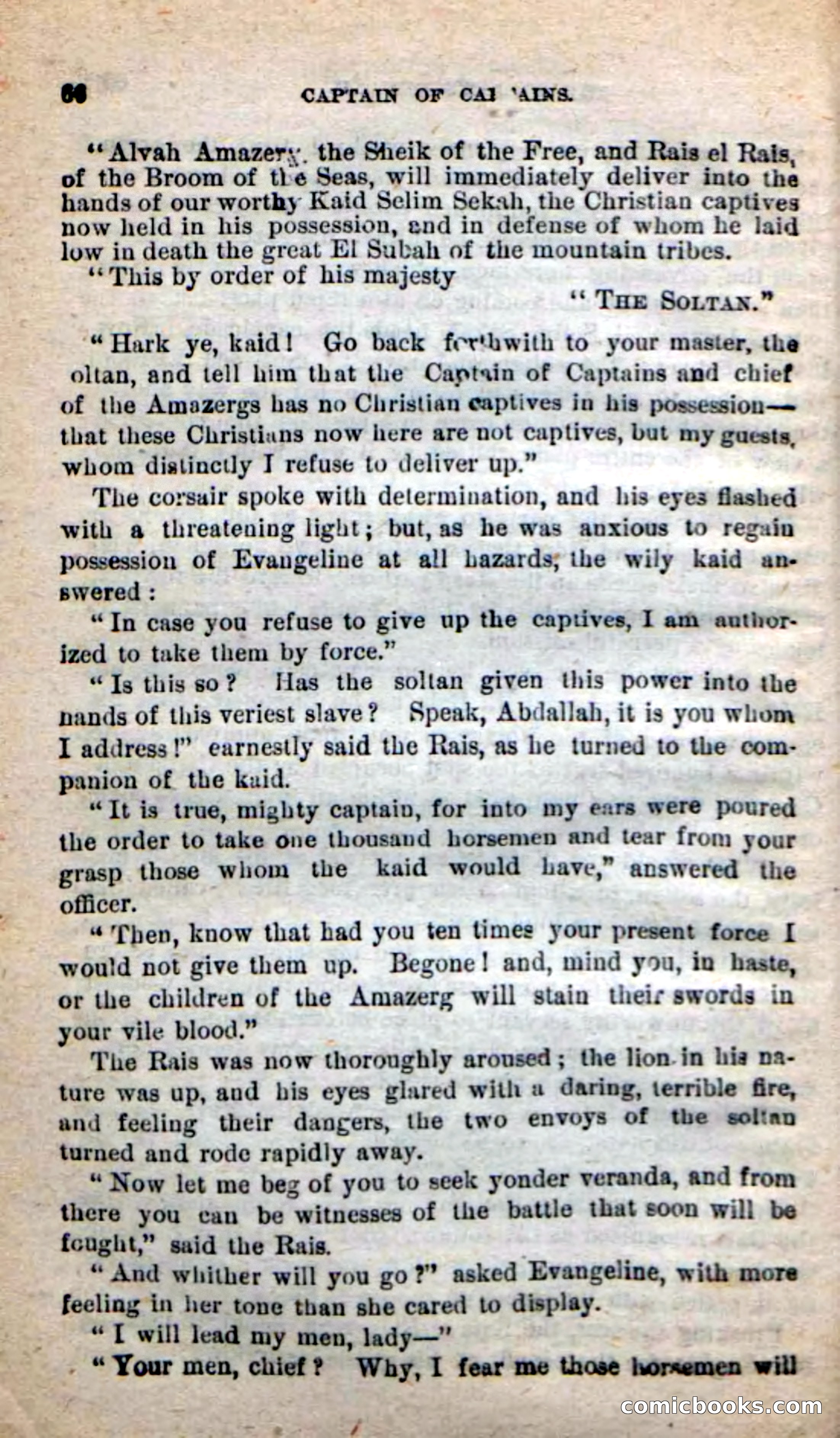 Beadle's New Dime Novels: Captain of Captains — page 62 of 100