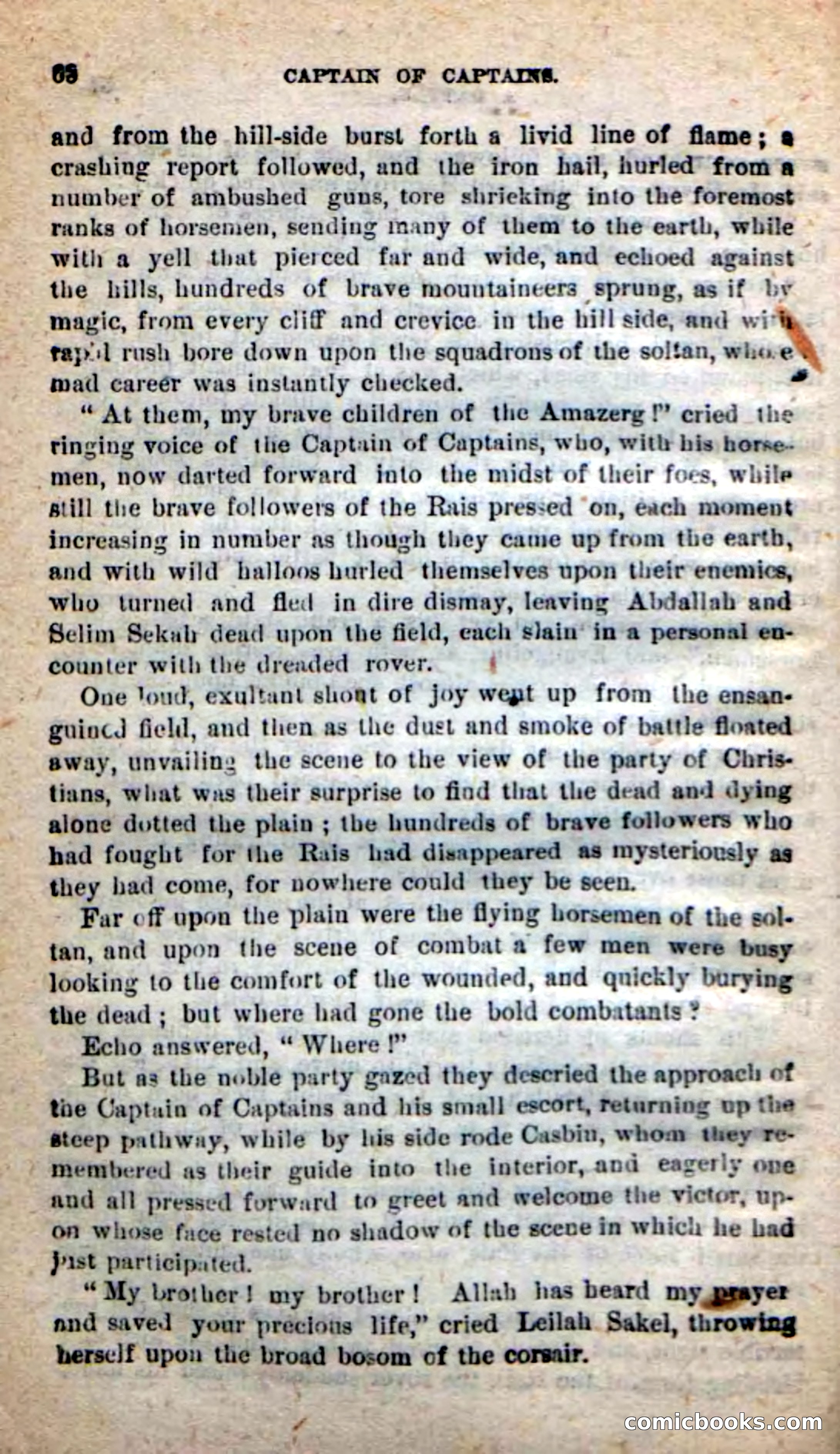Beadle's New Dime Novels: Captain of Captains — page 64 of 100