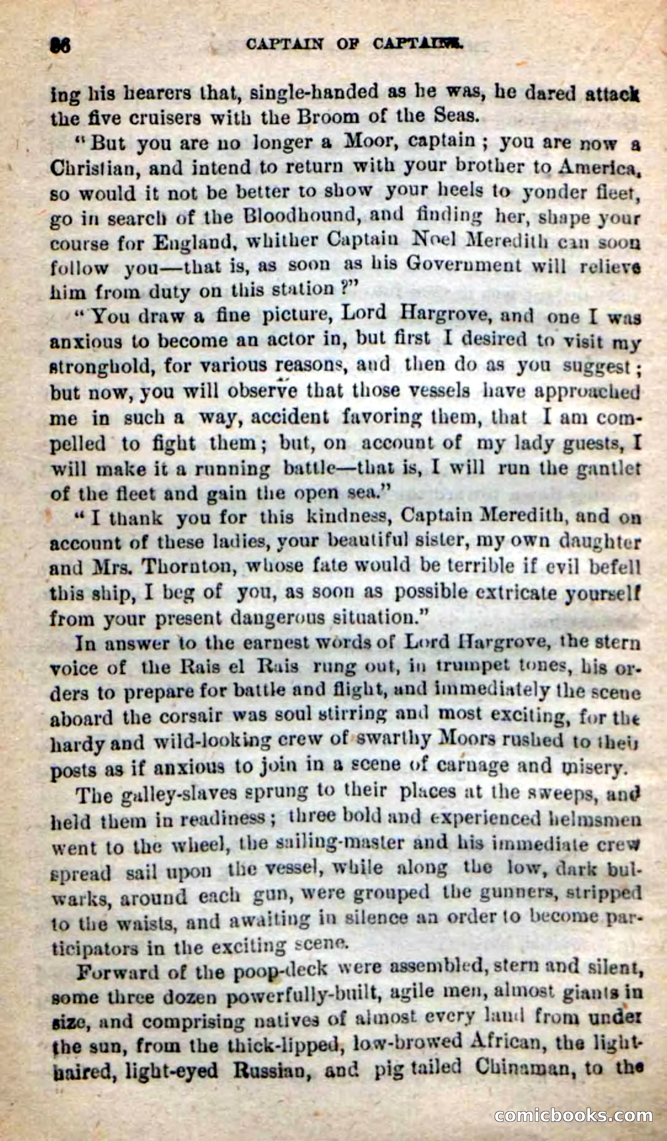 Beadle's New Dime Novels: Captain of Captains — page 82 of 100