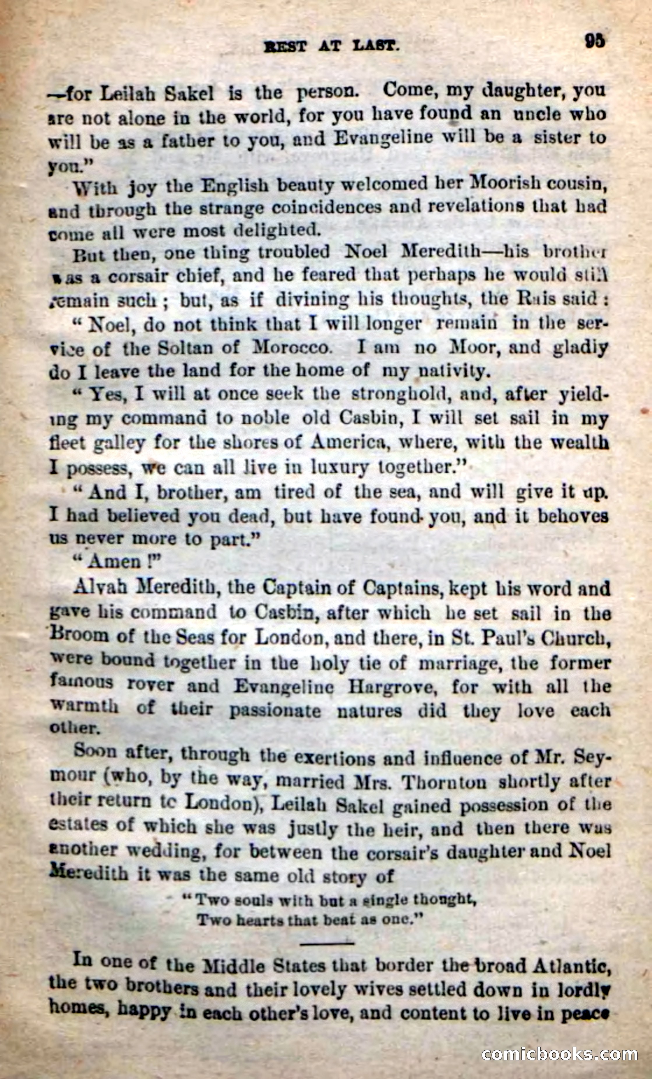 Beadle's New Dime Novels: Captain of Captains — page 91 of 100