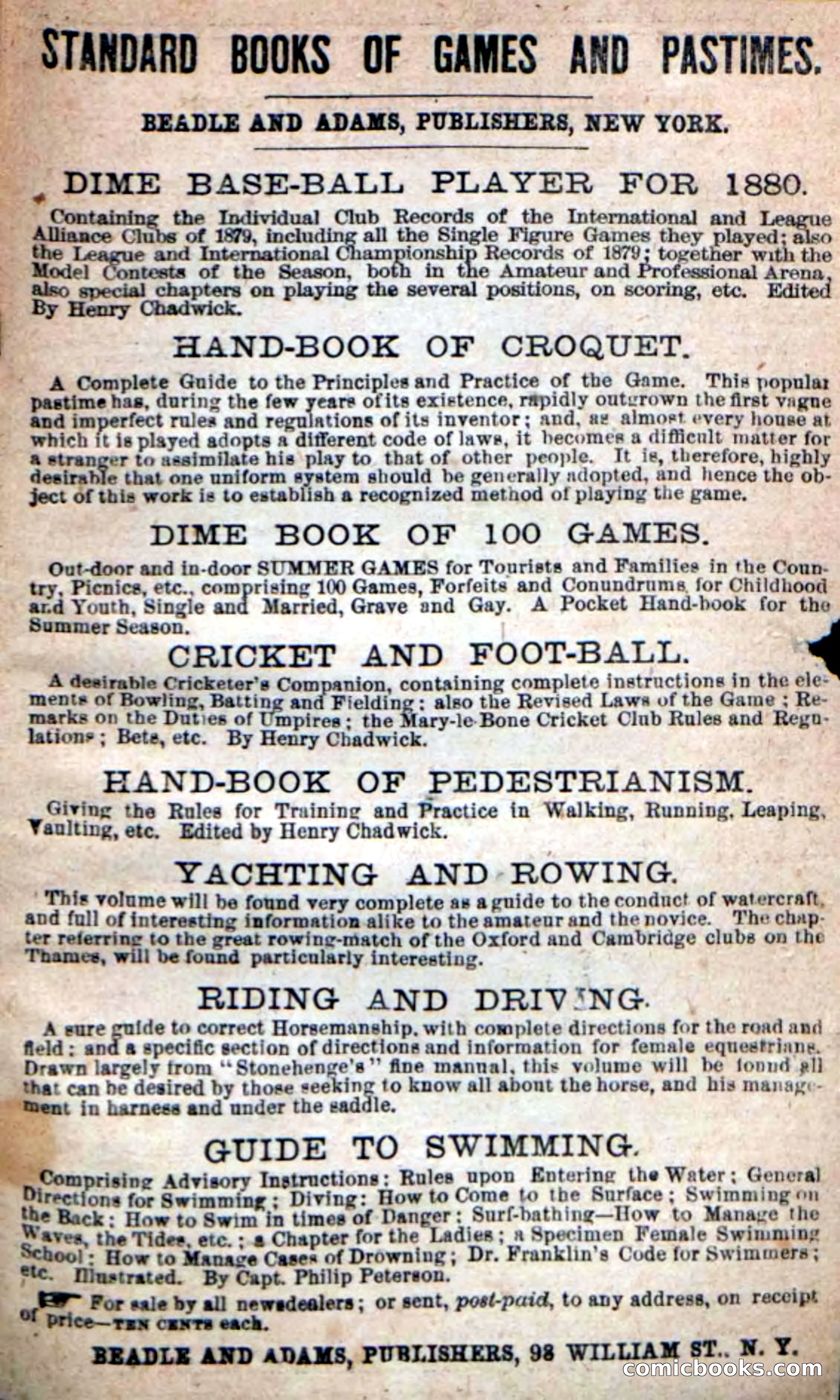 Beadle's New Dime Novels: Captain of Captains — page 99 of 100