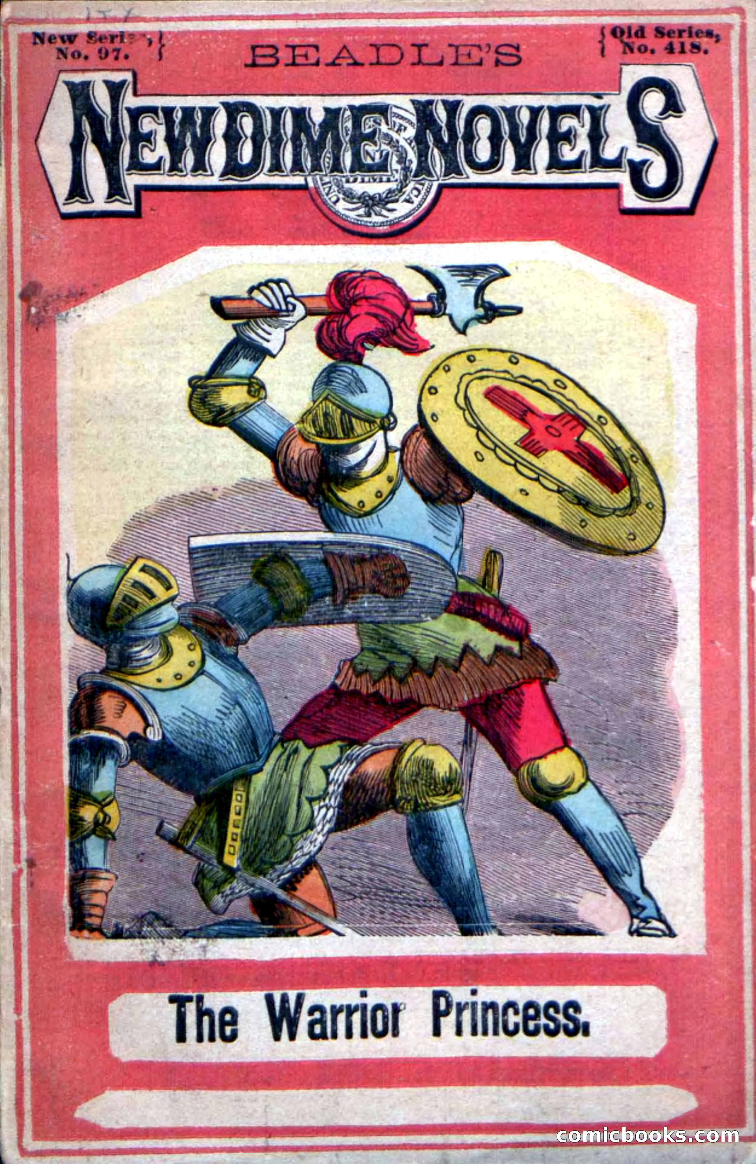 Beadle's New Dime Novels: The Warrior Princess — page 1 of 100