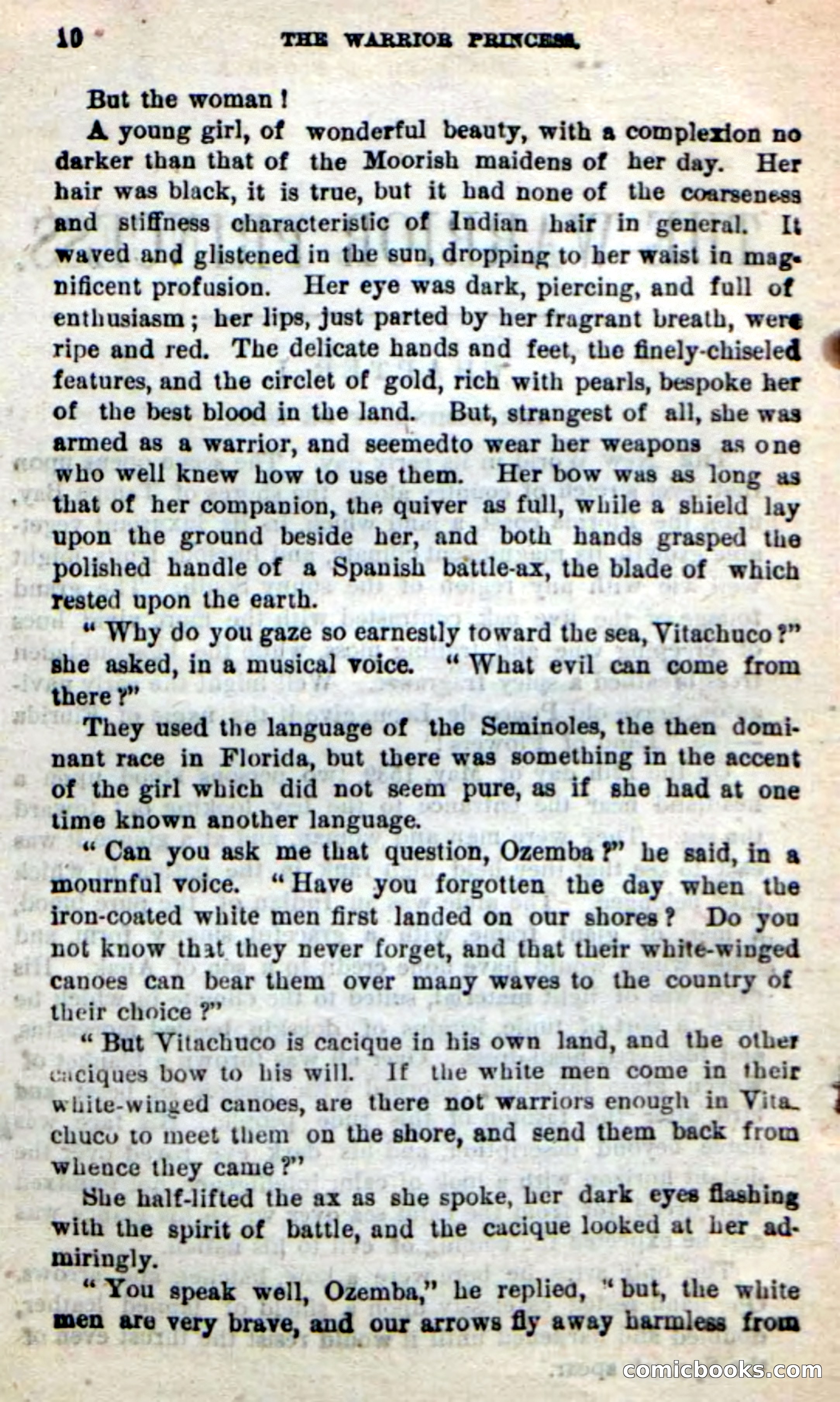 Beadle's New Dime Novels: The Warrior Princess — page 6 of 100