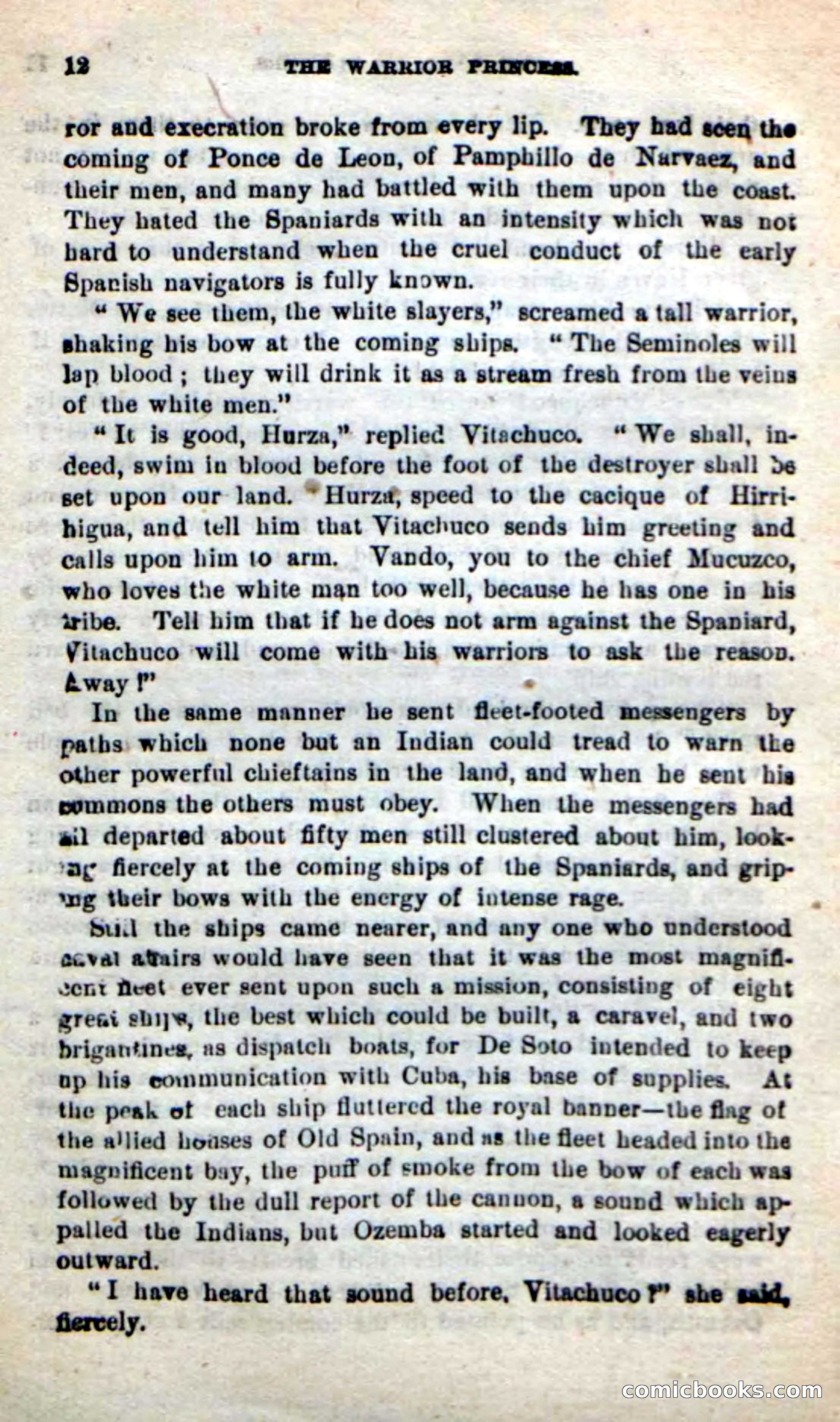 Beadle's New Dime Novels: The Warrior Princess — page 8 of 100