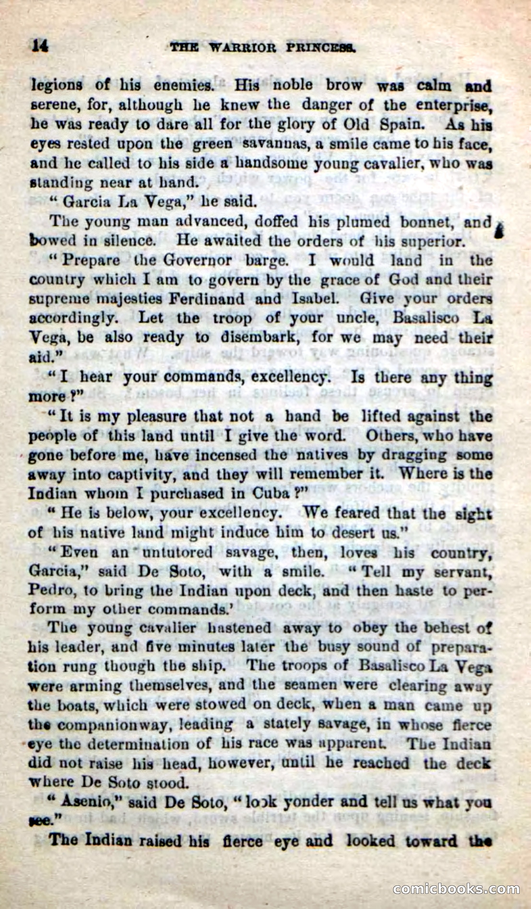 Beadle's New Dime Novels: The Warrior Princess — page 10 of 100