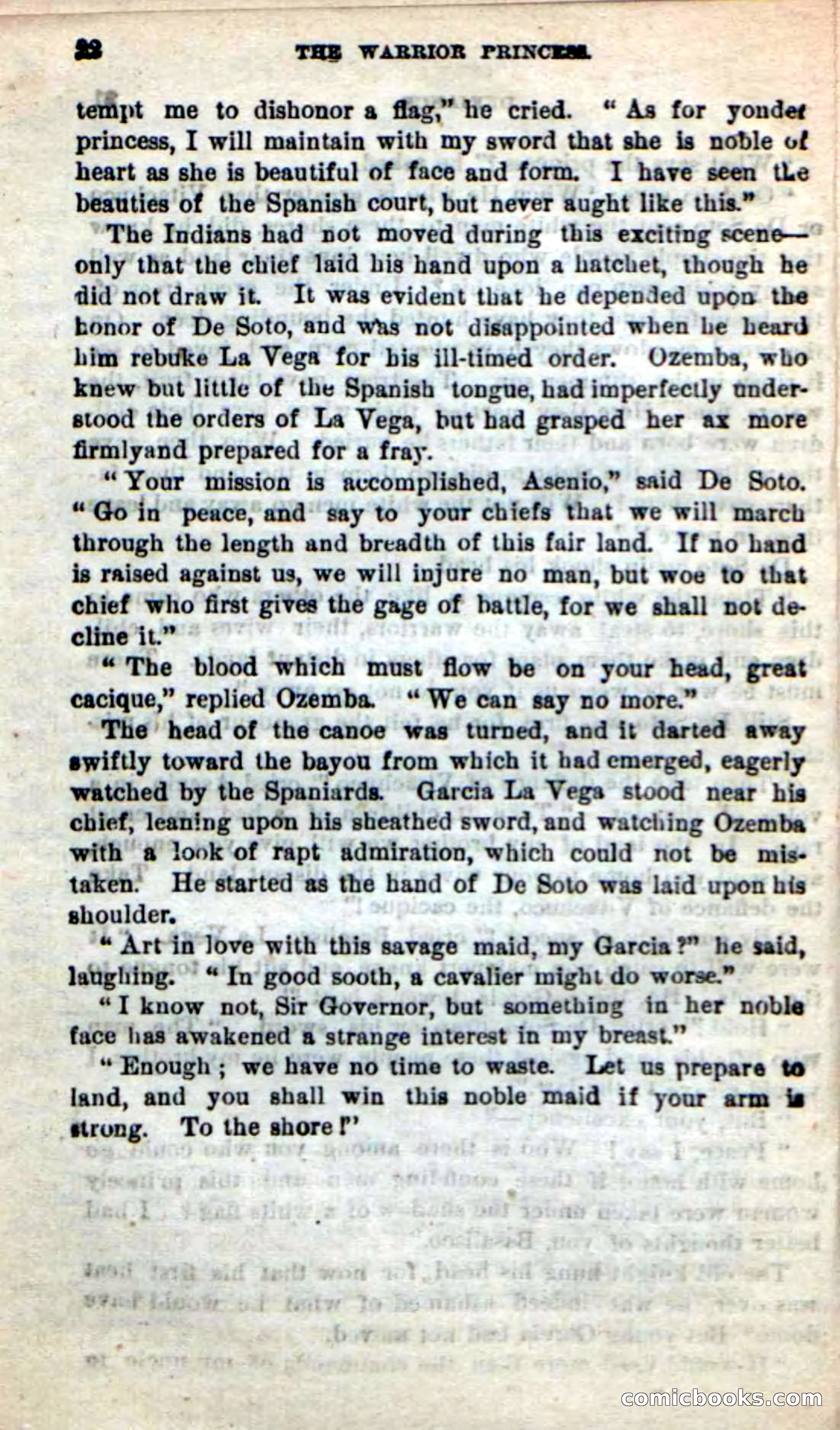 Beadle's New Dime Novels: The Warrior Princess — page 18 of 100