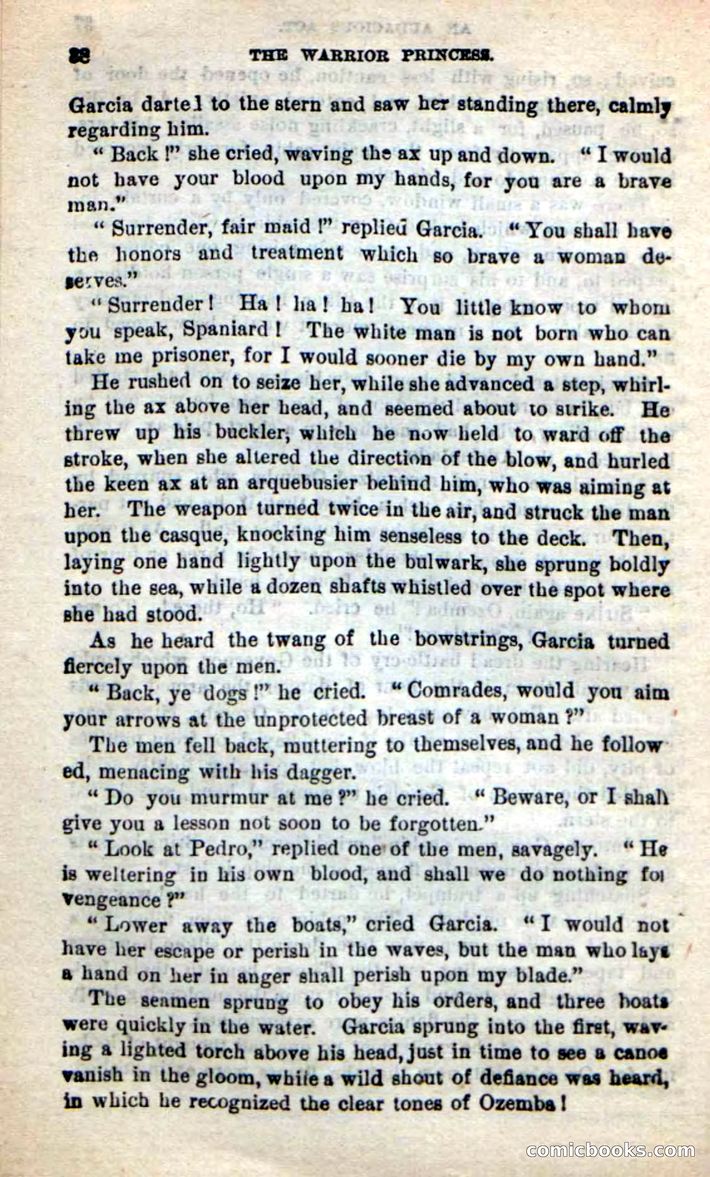 Beadle's New Dime Novels: The Warrior Princess — page 34 of 100