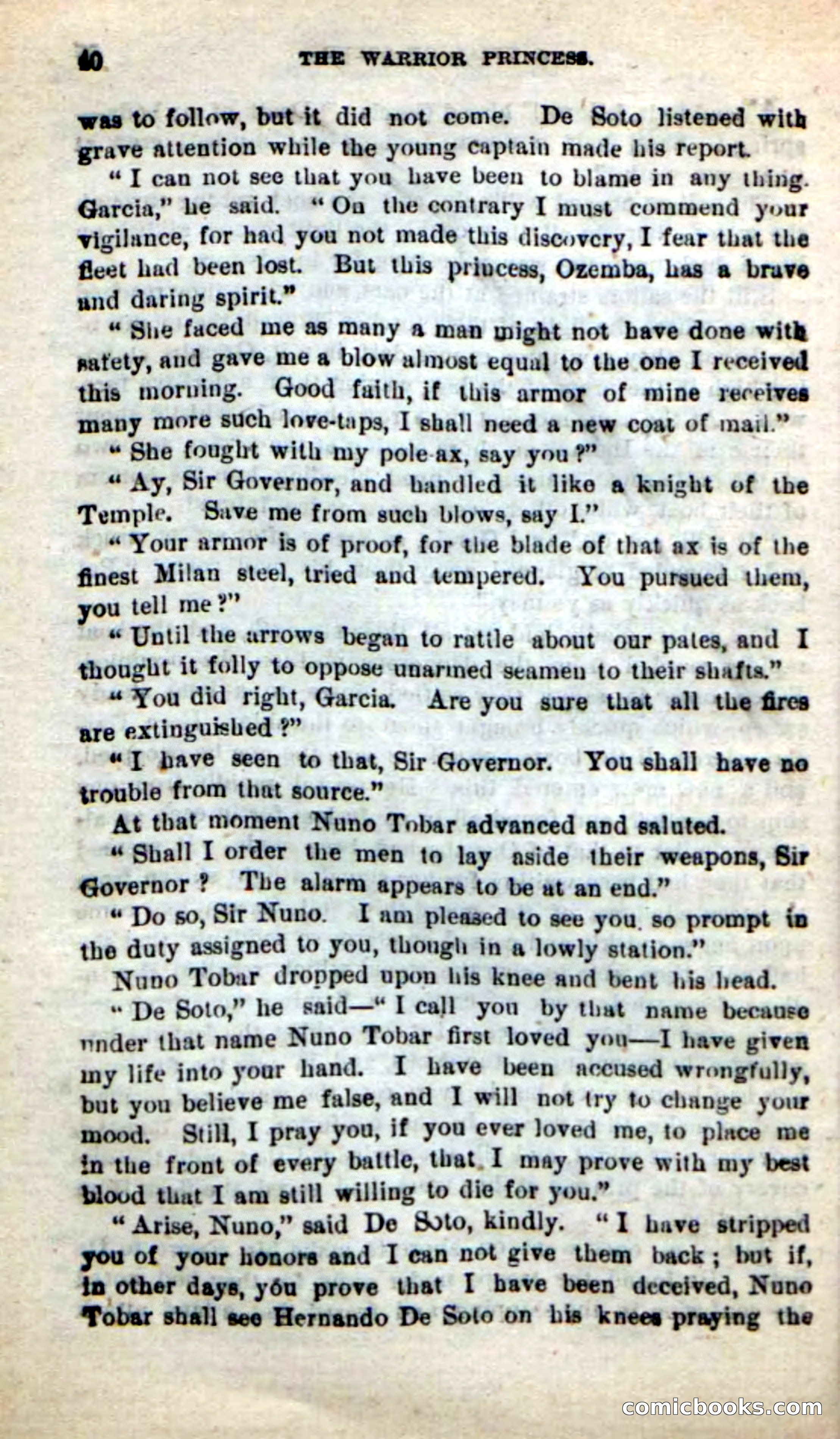 Beadle's New Dime Novels: The Warrior Princess — page 36 of 100
