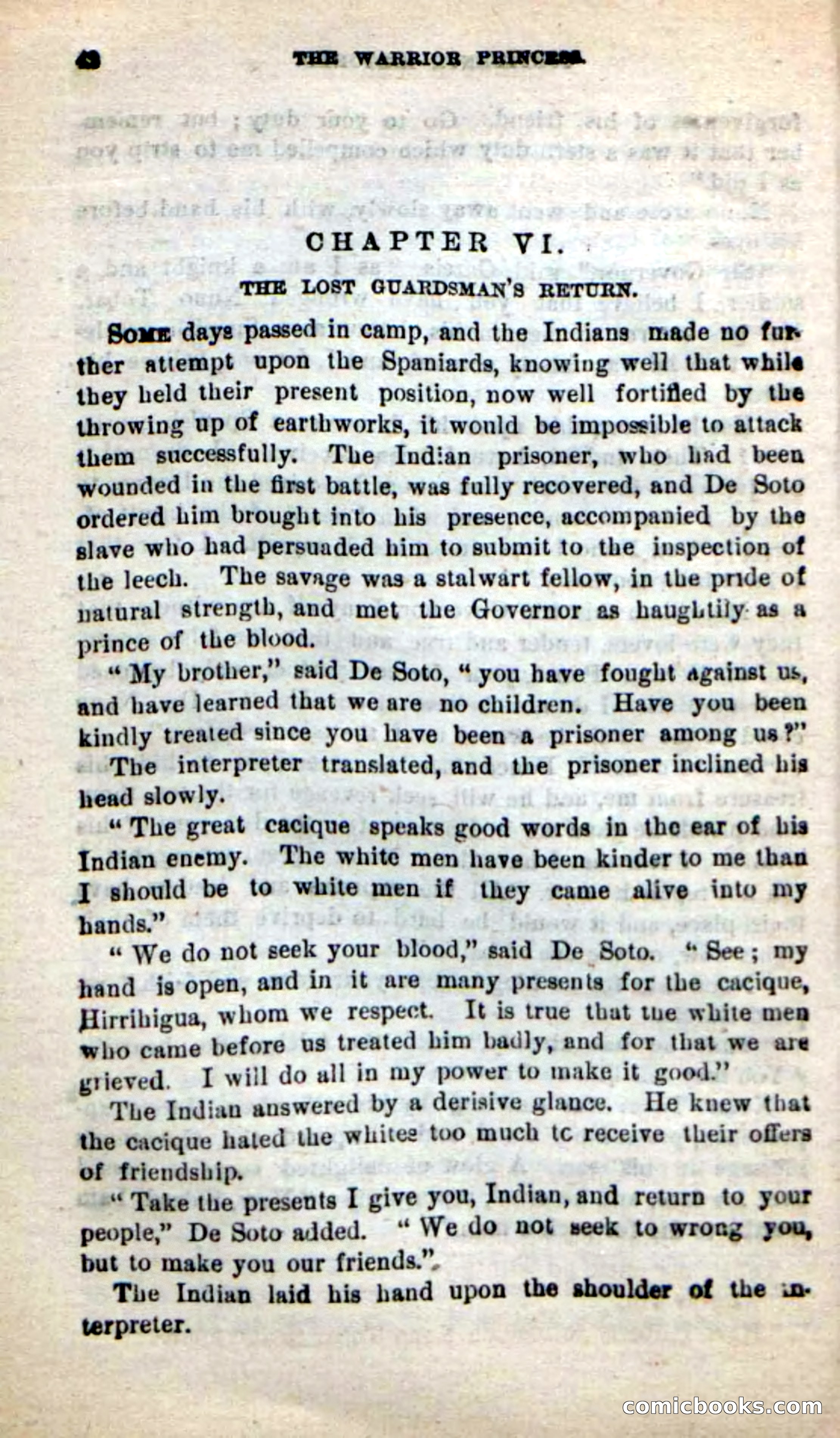 Beadle's New Dime Novels: The Warrior Princess — page 38 of 100