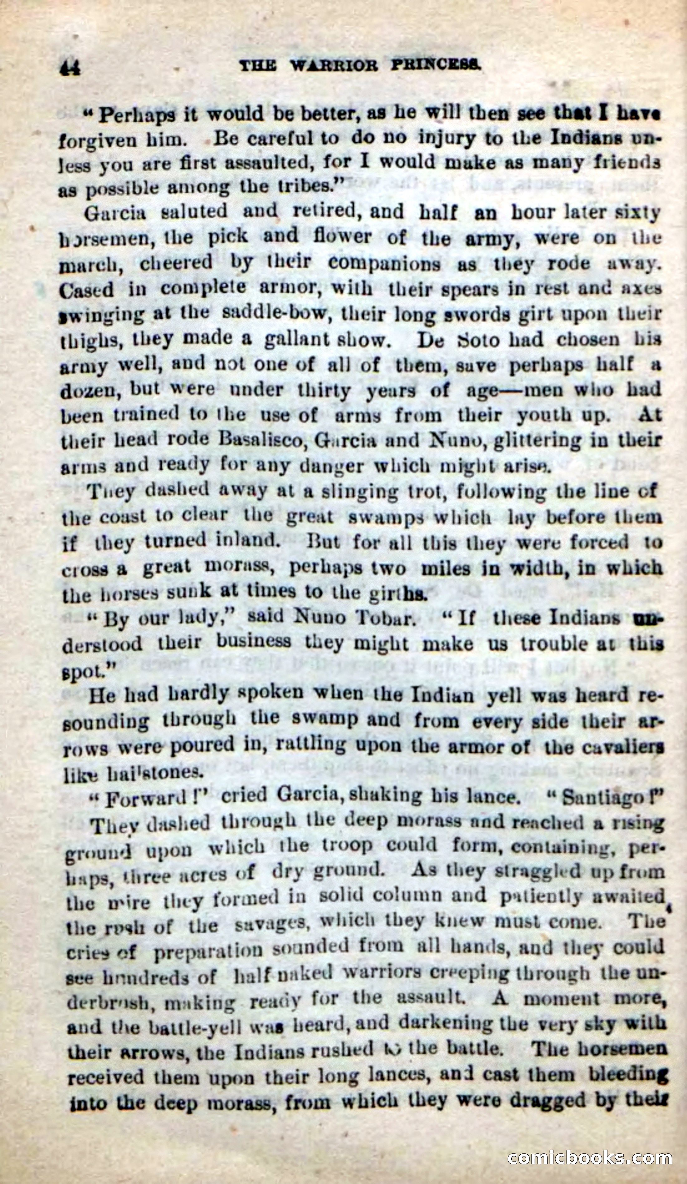 Beadle's New Dime Novels: The Warrior Princess — page 40 of 100