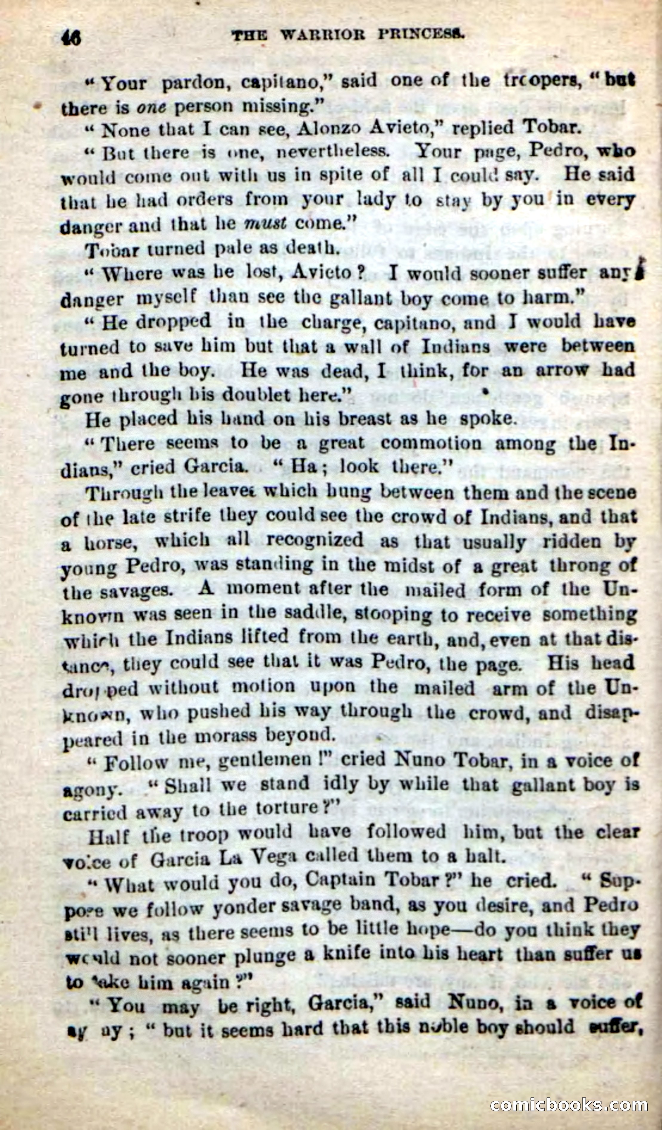 Beadle's New Dime Novels: The Warrior Princess — page 42 of 100